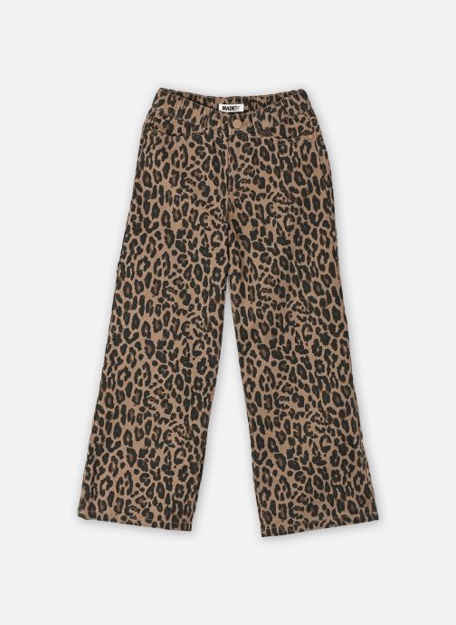 MADE BY Pantalons PLEOPARD fille marron