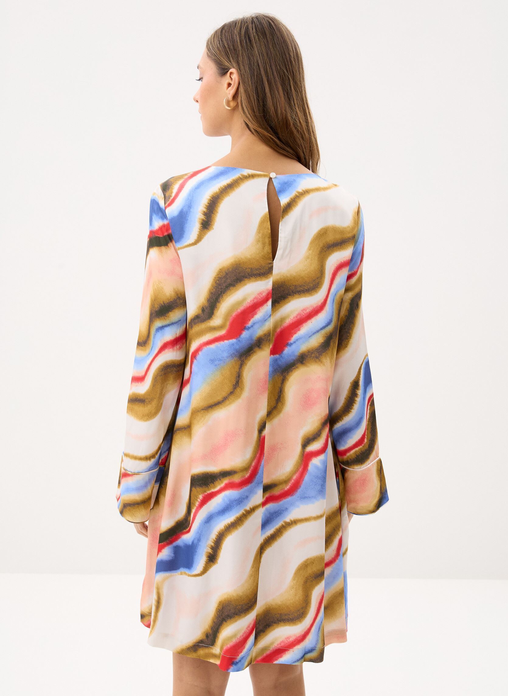 Jurken Nusikka Dress dames meerkleurig Nümph Jurken Nusikka Dress dames meerkleurig PRISTINE
