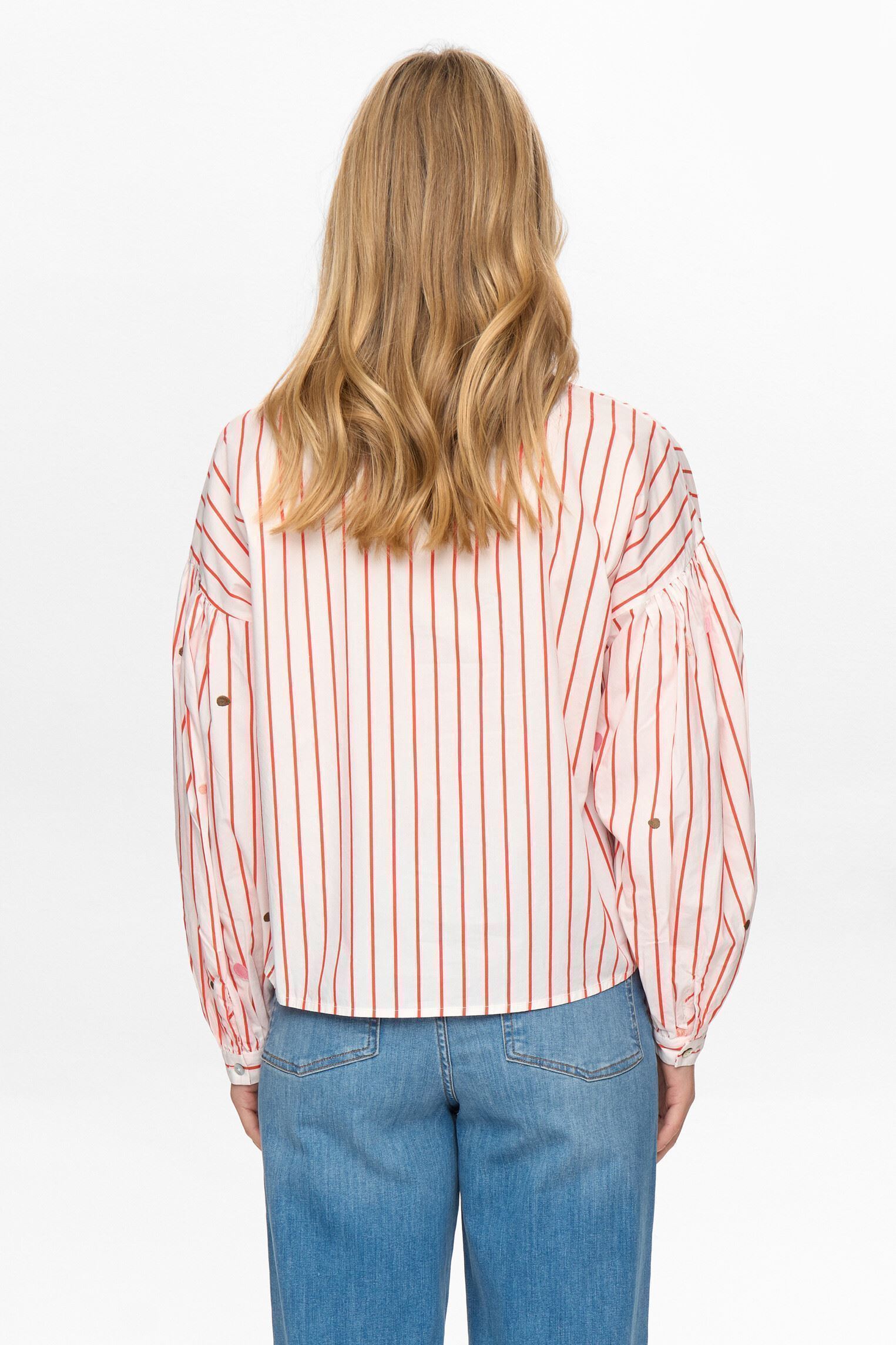 Lange mouw overhemden Nusoleima Shirt dames meerkleurig Nümph Lange mouw overhemden Nusoleima Shirt dames meerkleurig CLOUD DANCER