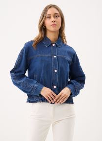 Spijkerjassen Nuaddison Jacket dames blauw