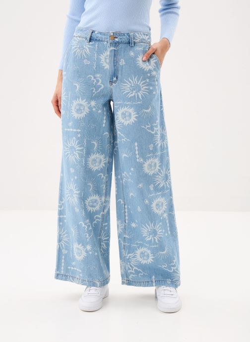 Nümph Wijde jeans / Flared Jeans Nugiselly Hr Wide Jeans dames blauw