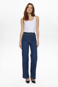 Wijde jeans / Flared Jeans Nuparis Hr Wide Jeans P3012 dames blauw