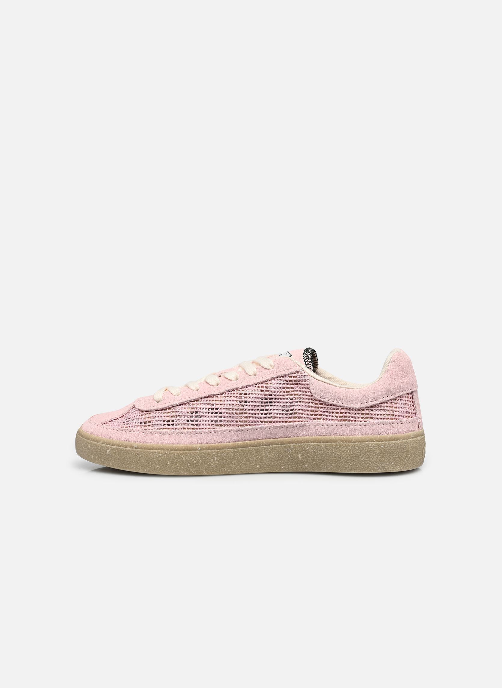 Baskets basses BASESHOT LITE femme rose Lacoste Baskets basses BASESHOT LITE femme rose LT PNK/LT TAN