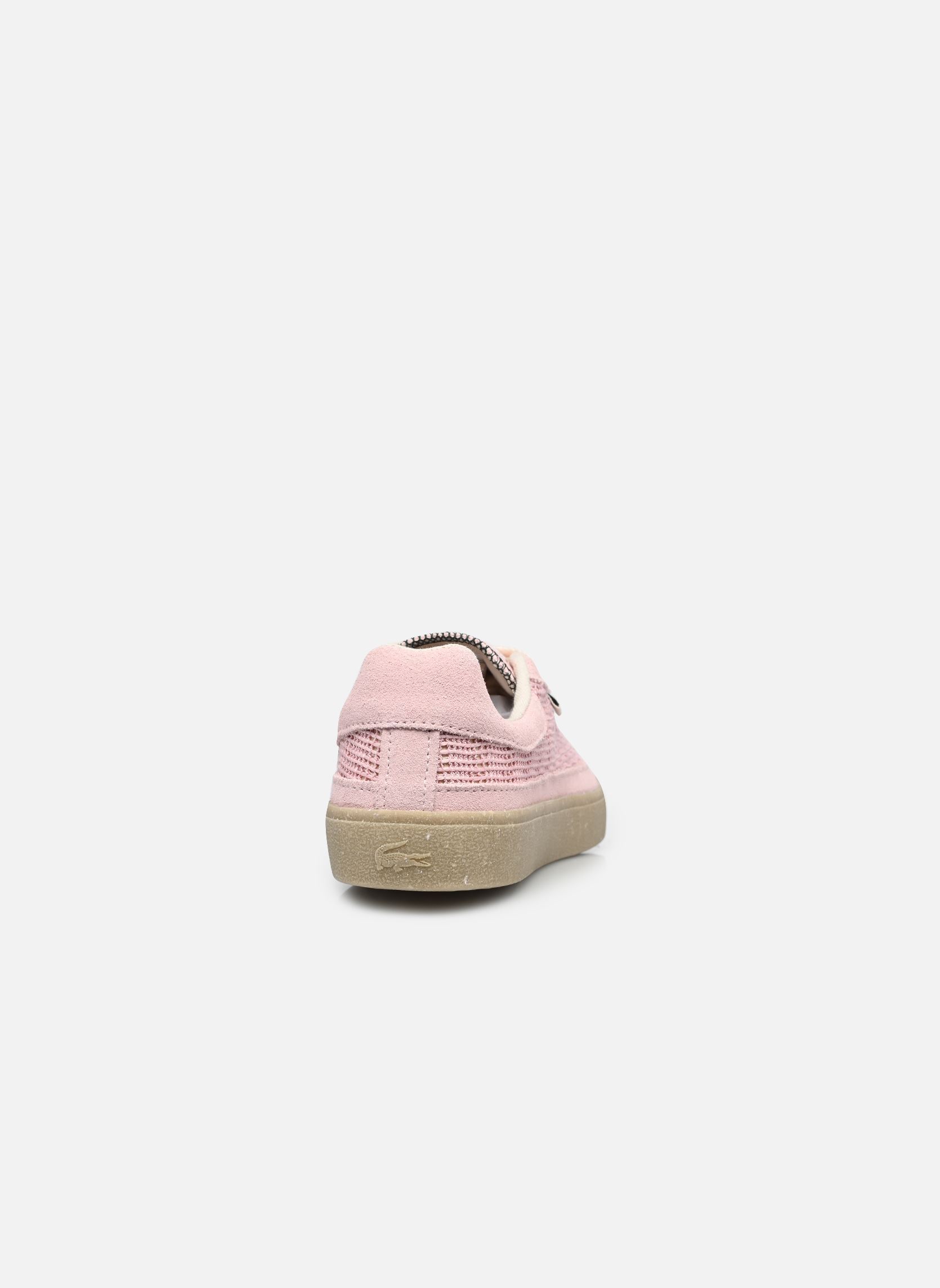 Baskets basses BASESHOT LITE femme rose Lacoste Baskets basses BASESHOT LITE femme rose LT PNK/LT TAN