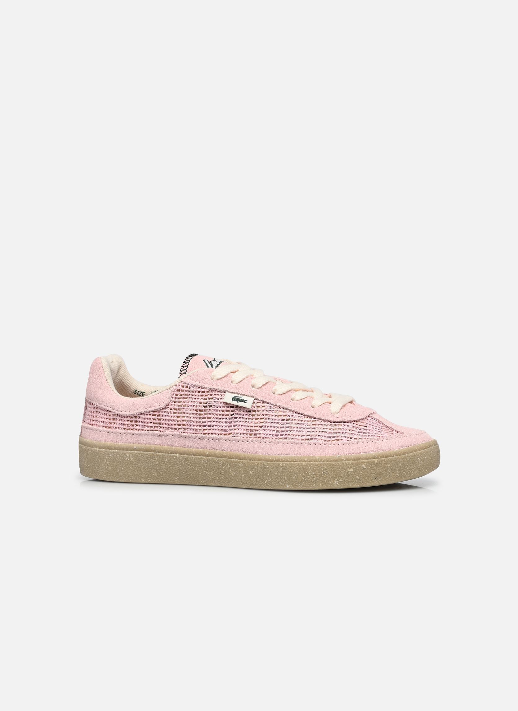 Baskets basses BASESHOT LITE femme rose Lacoste Baskets basses BASESHOT LITE femme rose LT PNK/LT TAN