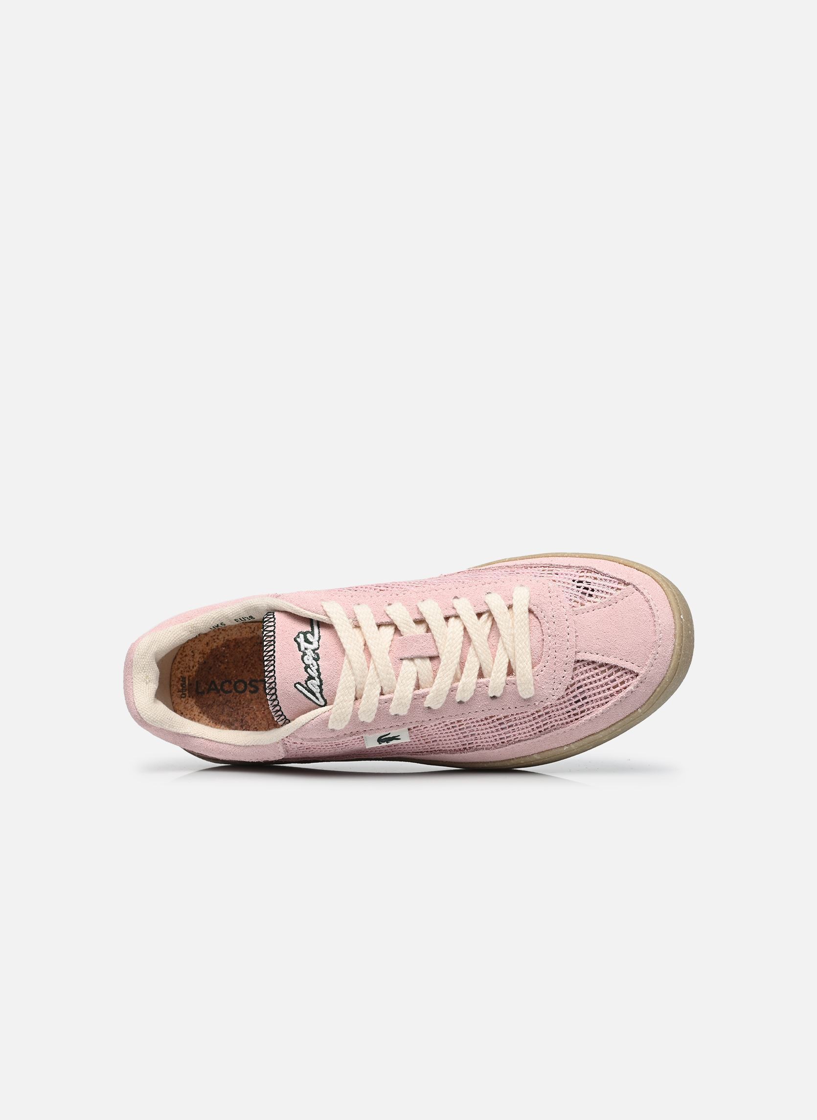 Baskets basses BASESHOT LITE femme rose Lacoste Baskets basses BASESHOT LITE femme rose LT PNK/LT TAN