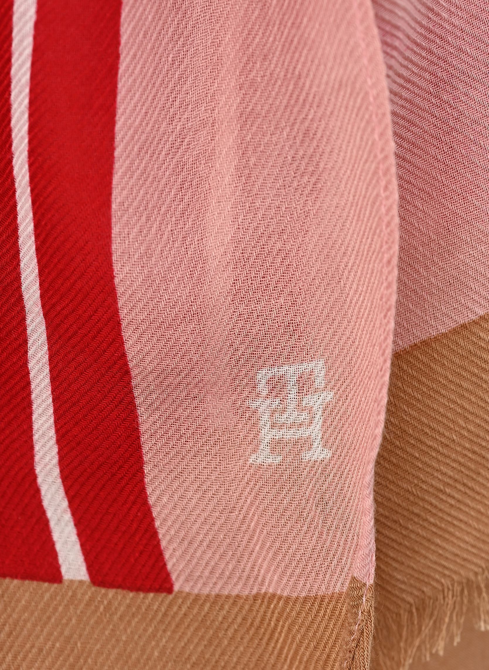 Halstücher Th Elevated Chic Scarf damen rosa Tommy Hilfiger Halstücher Th Elevated Chic Scarf damen rosa Foggy Pink Stripe