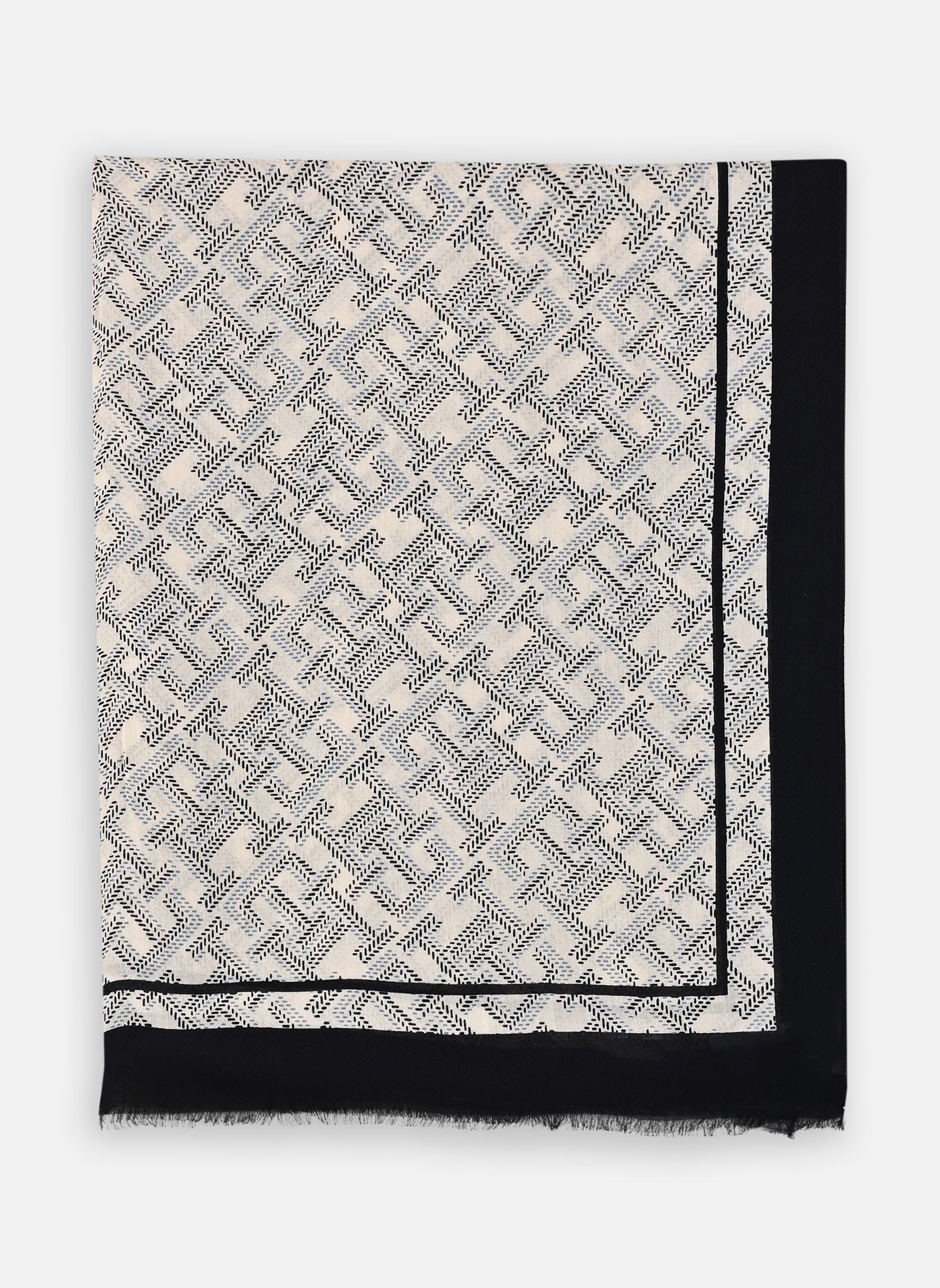 Halstücher Th Monogram Scarf damen blau Tommy Hilfiger Halstücher Th Monogram Scarf damen blau Space blue