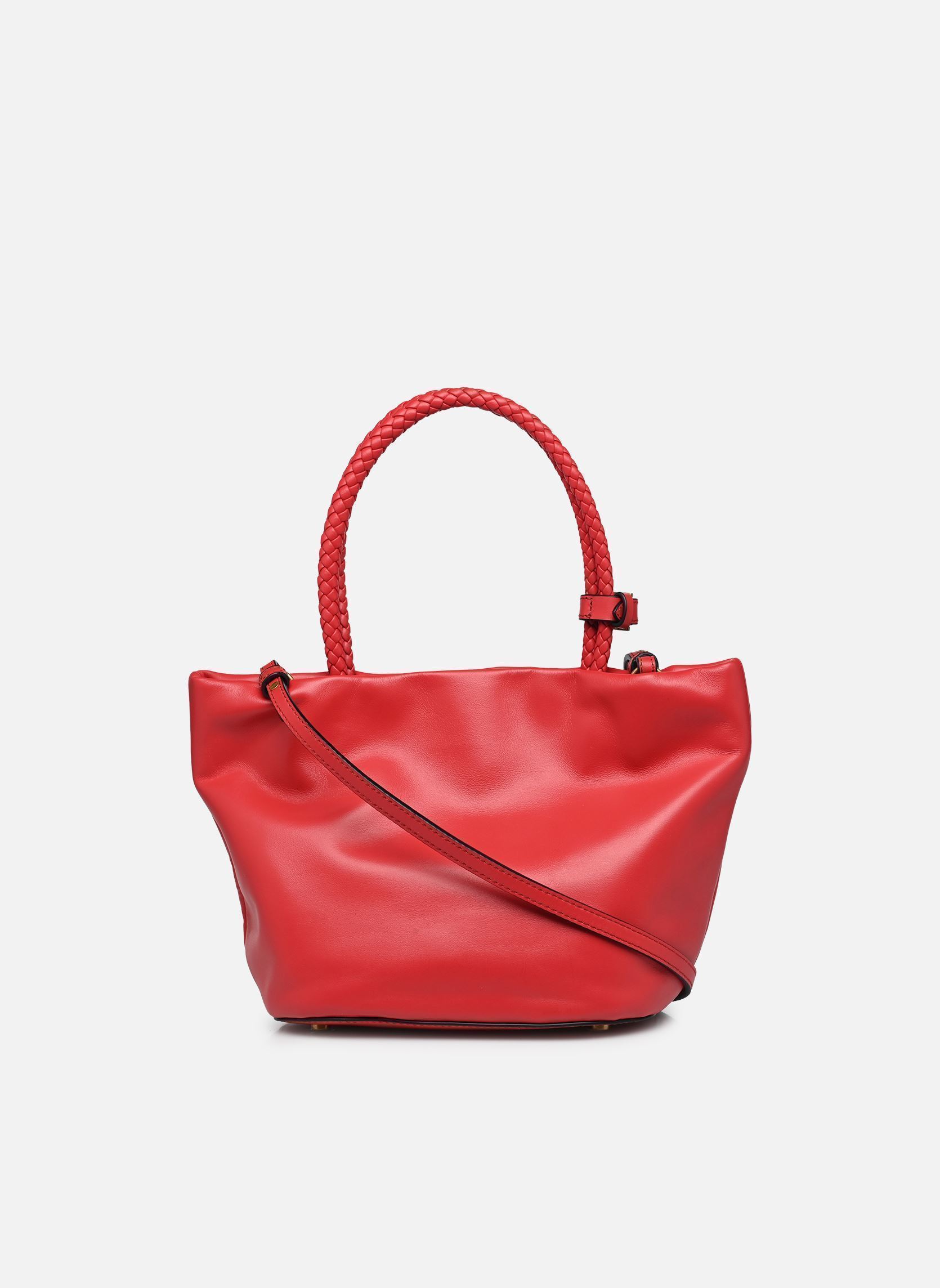 Schoudertassen Th Marina Bucket Leather dames rood Tommy Hilfiger Schoudertassen Th Marina Bucket Leather dames rood PRIMARY RED