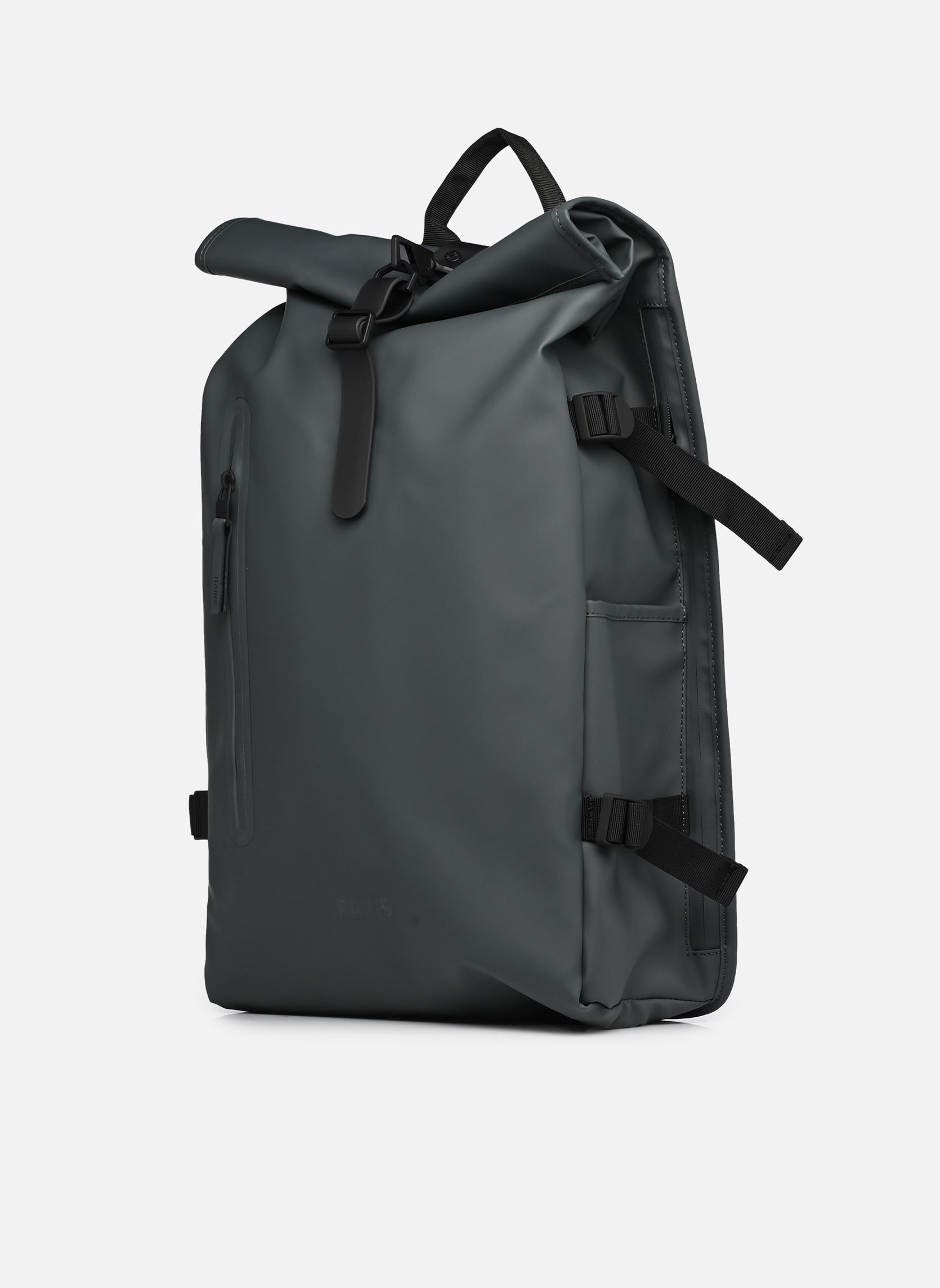 Rucksäcke Rolltop Rucksack Large W3 grau Rains Rucksäcke Rolltop Rucksack Large W3 grau DARK GREY