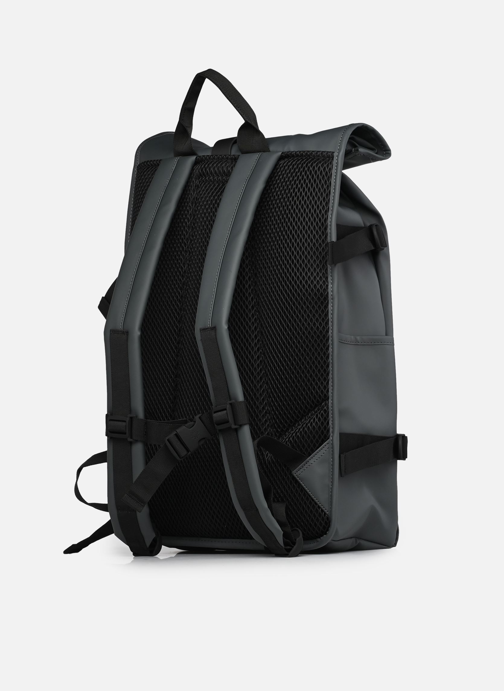 Rucksäcke Rolltop Rucksack Large W3 grau Rains Rucksäcke Rolltop Rucksack Large W3 grau DARK GREY