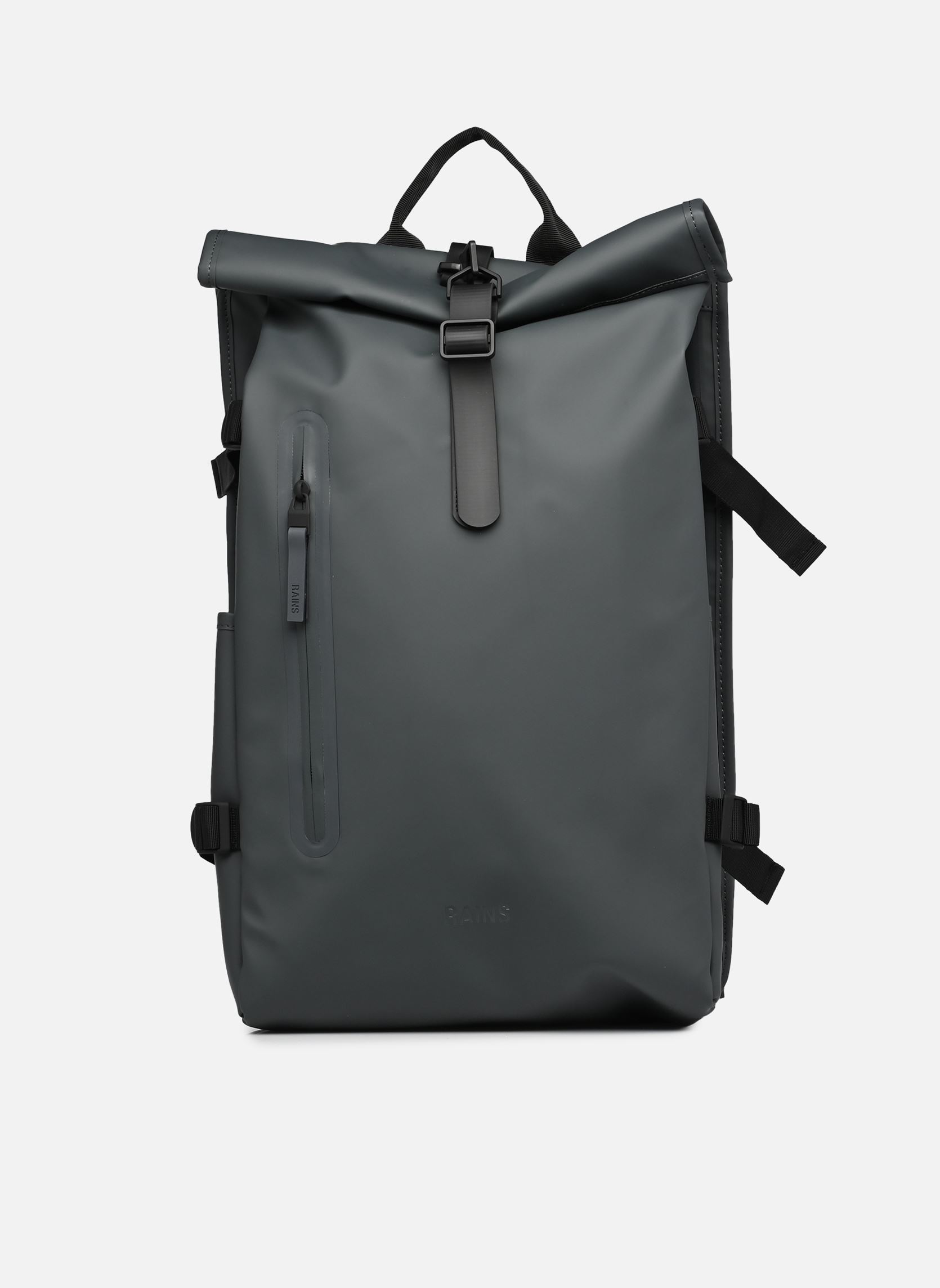 Rucksäcke Rolltop Rucksack Large W3 grau Rains Rucksäcke Rolltop Rucksack Large W3 grau DARK GREY