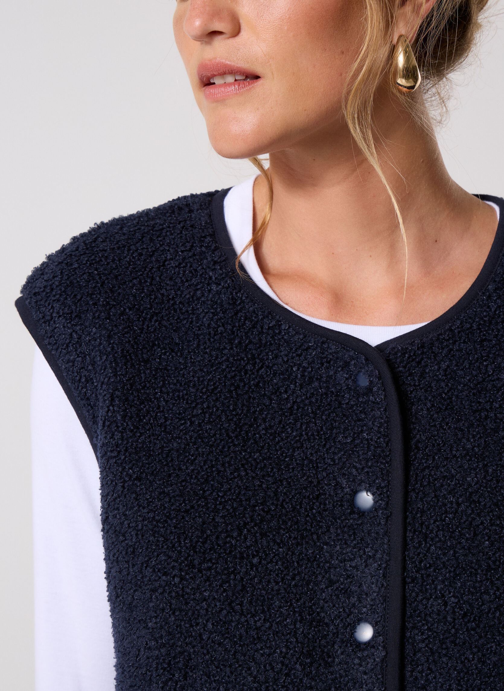 Vestes sans manches VFOURUR2 femme bleu MADE BY Vestes sans manches VFOURUR2 femme bleu BLACK IRIS