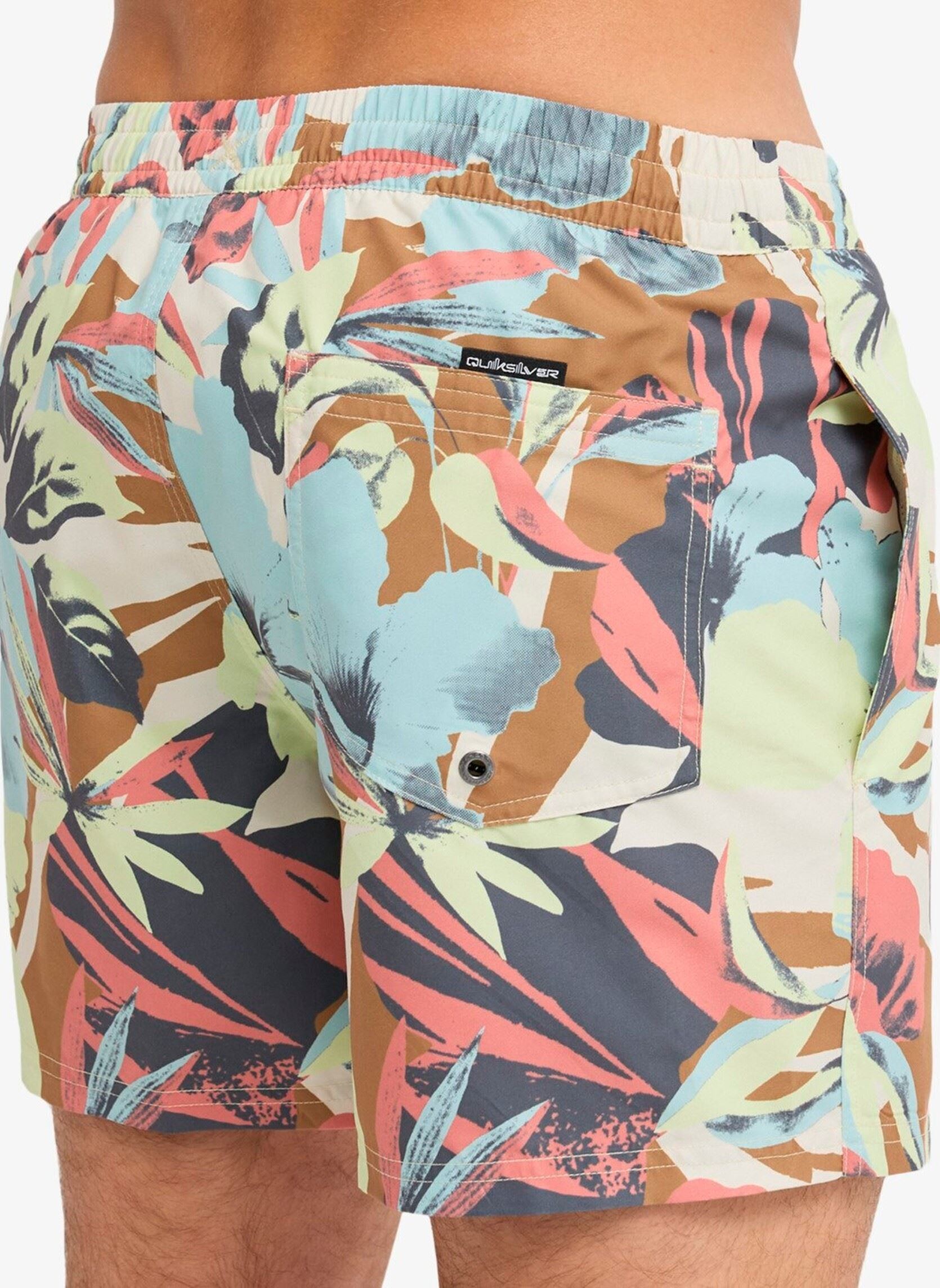 Badeshorts Everyday Printed Volley 15 herren mehrfarbig Quiksilver Badeshorts Everyday Printed Volley 15 herren mehrfarbig Bone White Interact Floral