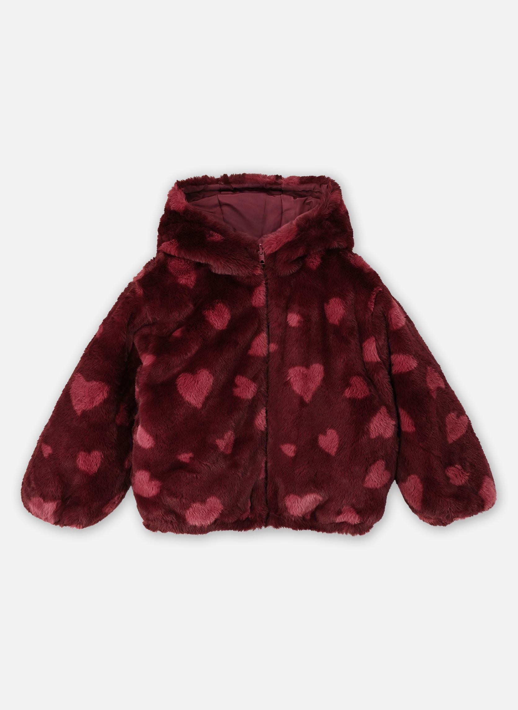 Vestes VDOUDOUCOEUR fille bordeaux MADE BY Vestes VDOUDOUCOEUR fille bordeaux COEURSMAX_BORDEAUX