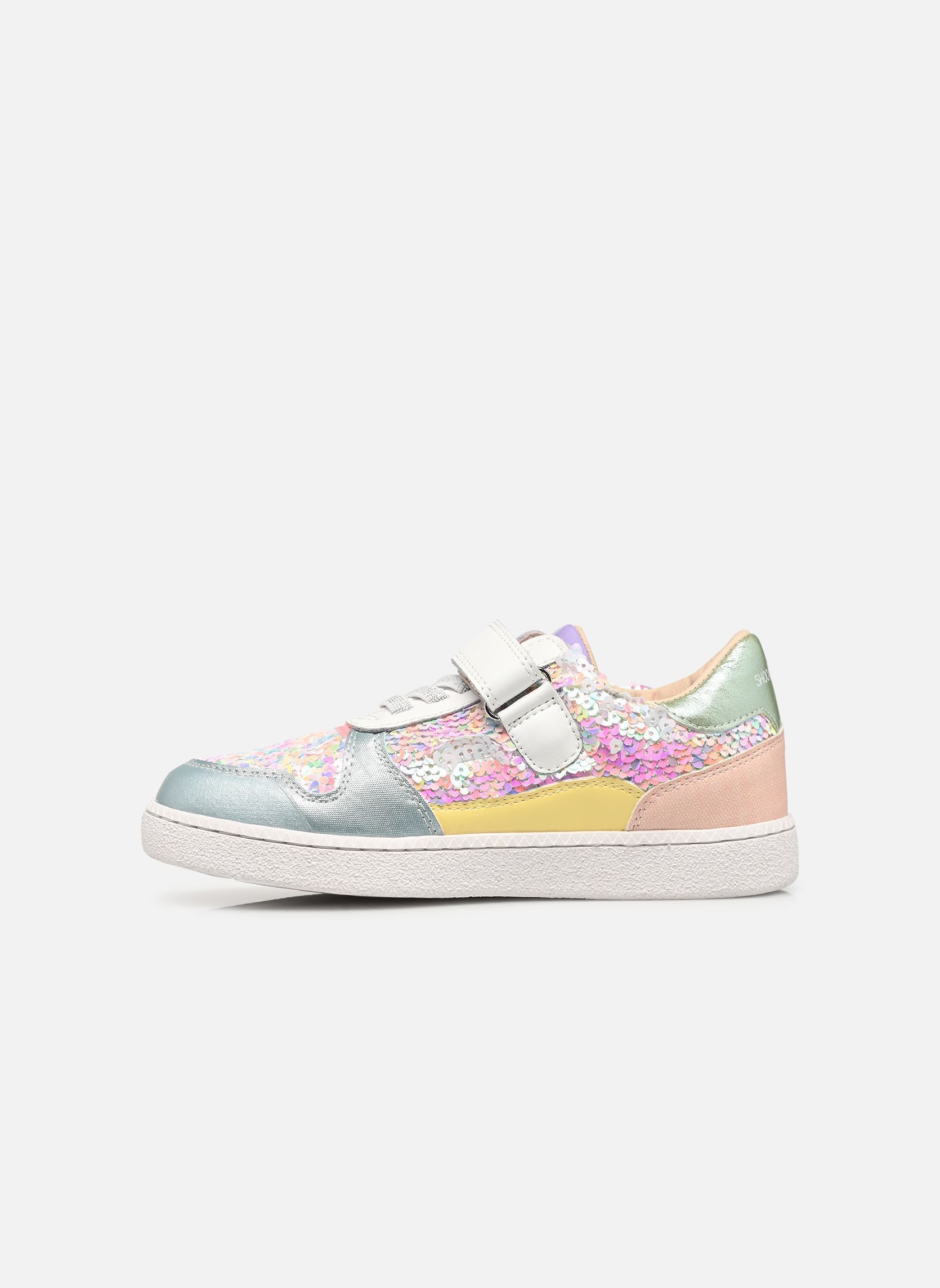 Baskets basses Sp Kix Lo Connect fille multicolore Shoo Pom Baskets basses Sp Kix Lo Connect fille multicolore WHITE-NACRE