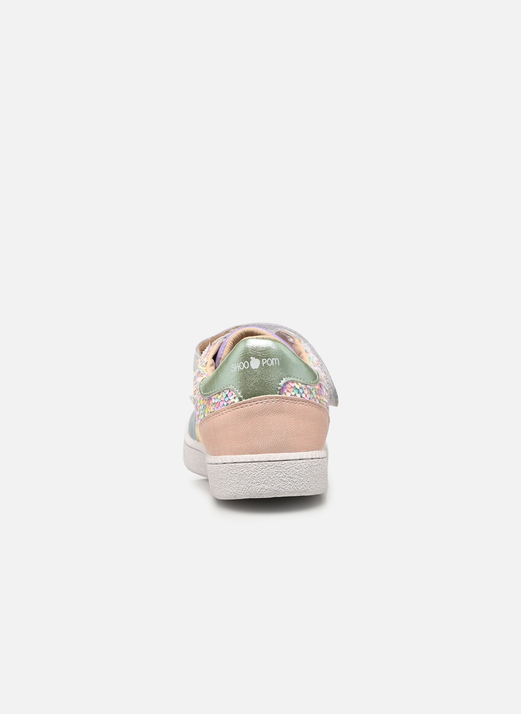 Baskets basses Sp Kix Lo Connect fille multicolore Shoo Pom Baskets basses Sp Kix Lo Connect fille multicolore WHITE-NACRE
