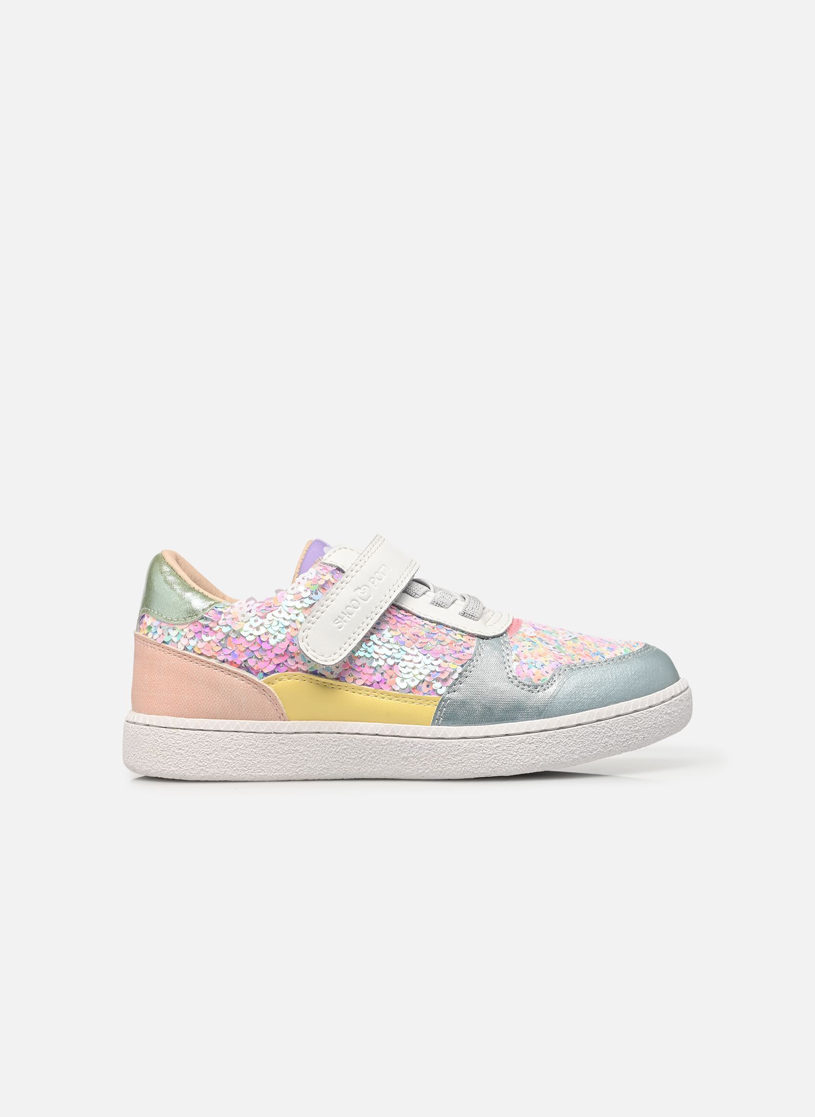 Baskets basses Sp Kix Lo Connect fille multicolore Shoo Pom Baskets basses Sp Kix Lo Connect fille multicolore WHITE-NACRE
