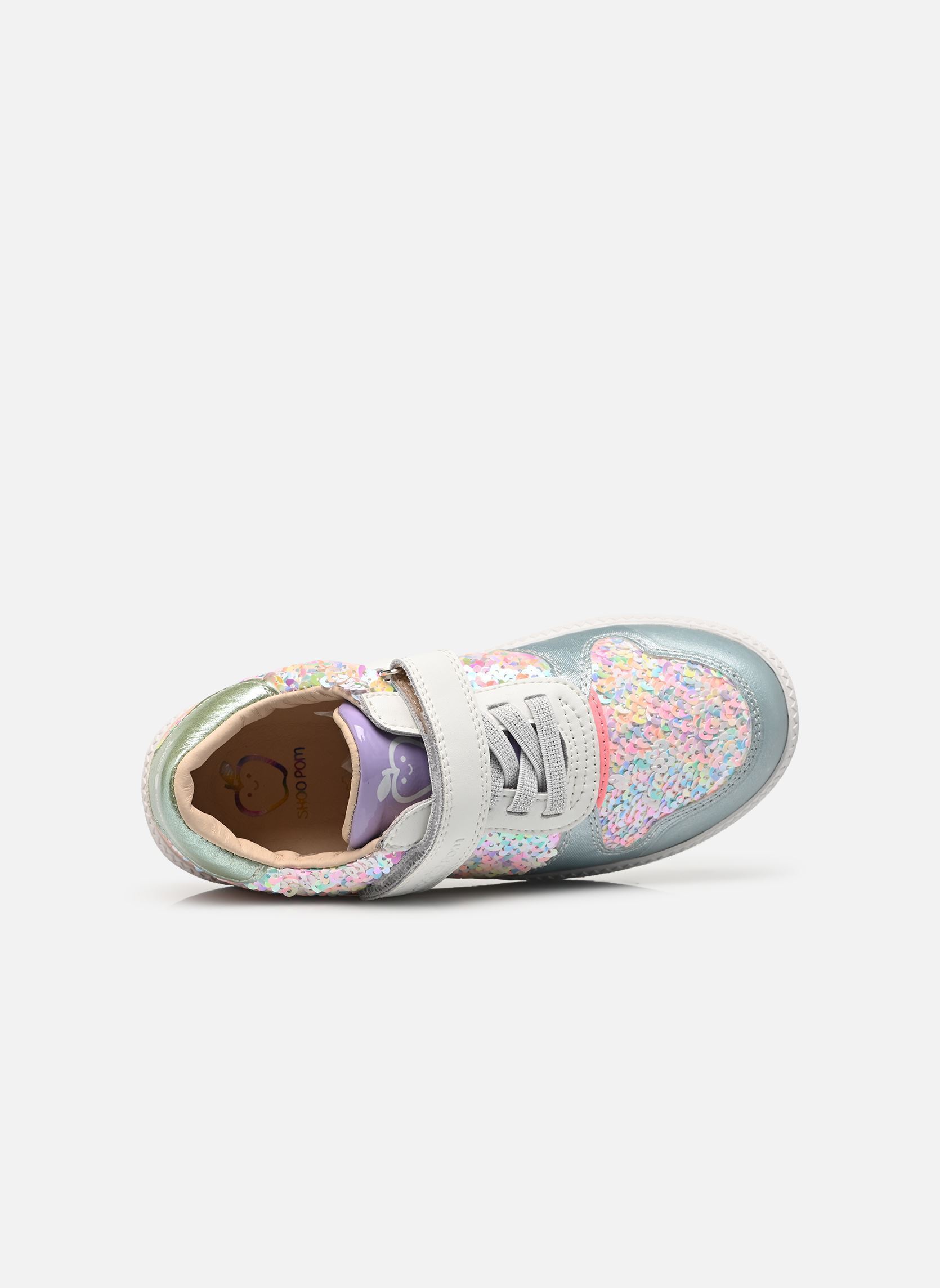 Baskets basses Sp Kix Lo Connect fille multicolore Shoo Pom Baskets basses Sp Kix Lo Connect fille multicolore WHITE-NACRE