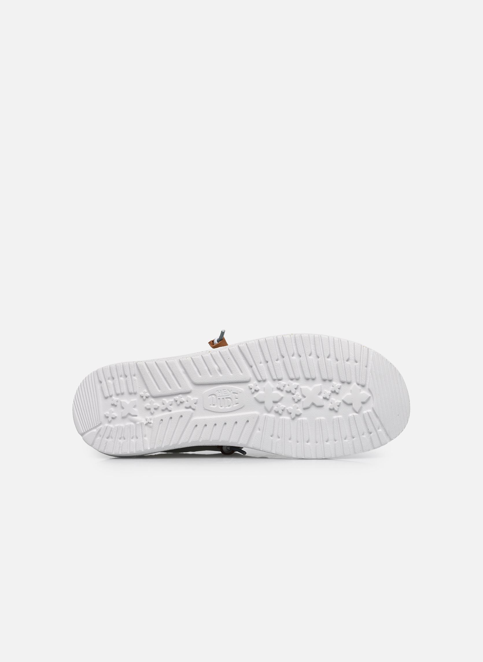 Baskets toile Wally Craft Linen homme blanc HEYDUDE Baskets toile Wally Craft Linen homme blanc WHITE/STONE GREY