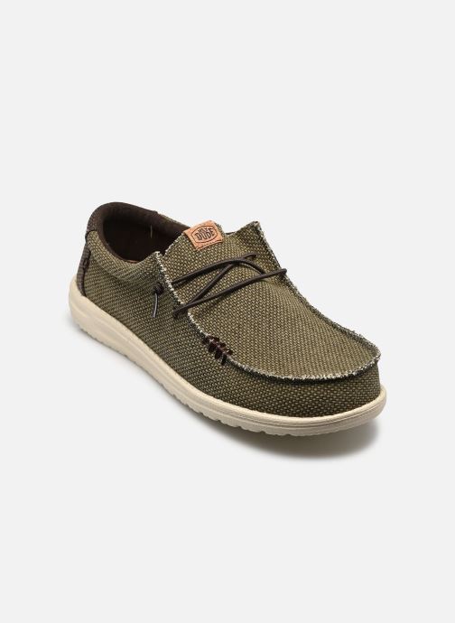 HEYDUDE Leinen-Sneaker Wally Braided herren grün