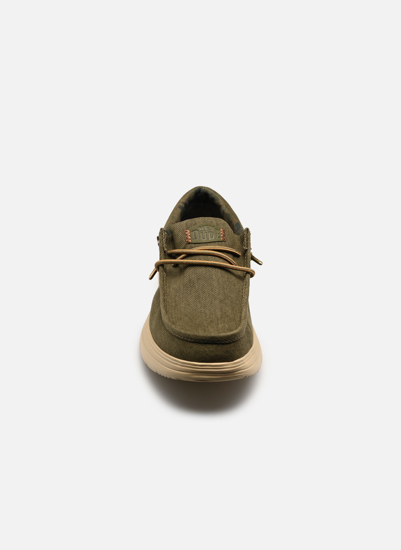 Leinen-Sneaker Wally COMF Worn Twill herren grün HEYDUDE Leinen-Sneaker Wally COMF Worn Twill herren grün BURNT OLIVE/BOULDER TAN