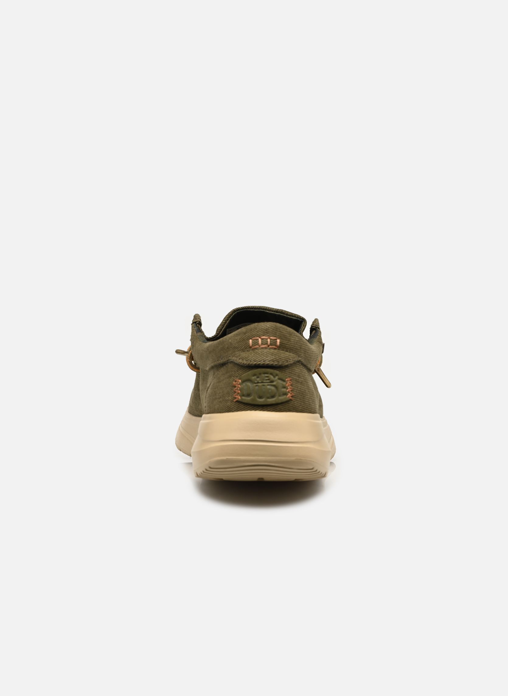 Leinen-Sneaker Wally COMF Worn Twill herren grün HEYDUDE Leinen-Sneaker Wally COMF Worn Twill herren grün BURNT OLIVE/BOULDER TAN