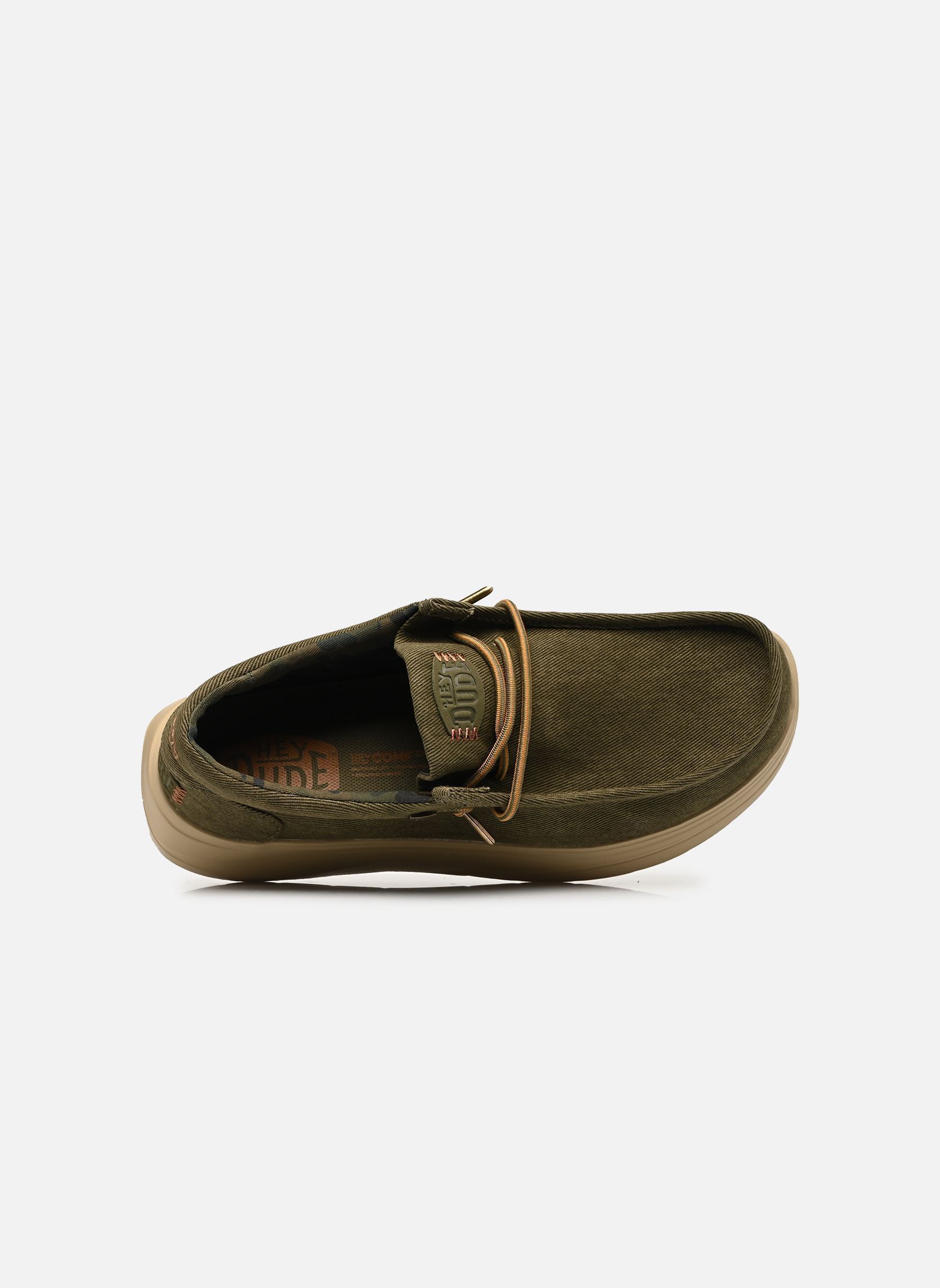 Leinen-Sneaker Wally COMF Worn Twill herren grün HEYDUDE Leinen-Sneaker Wally COMF Worn Twill herren grün BURNT OLIVE/BOULDER TAN
