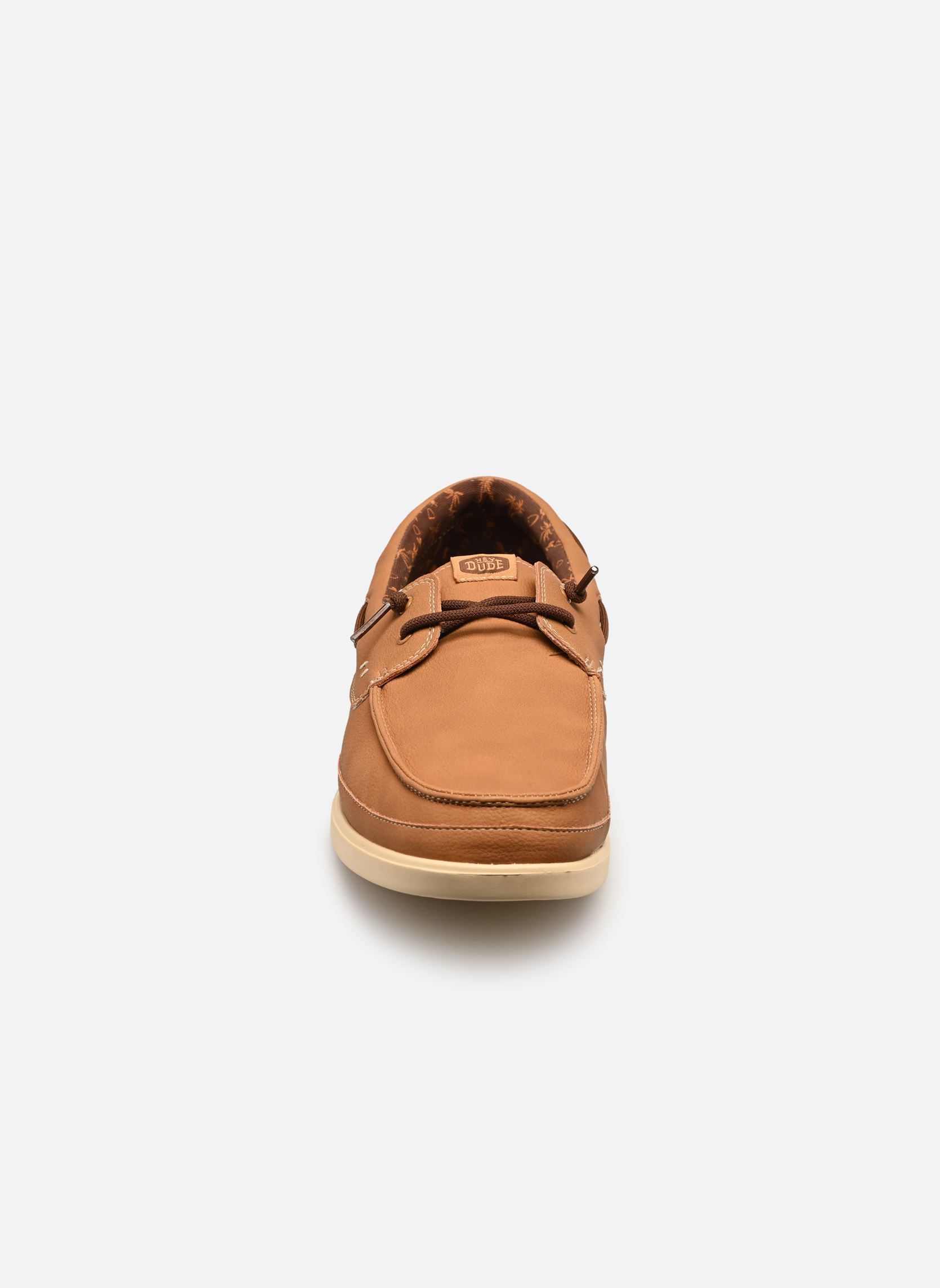 Chaussures bateaux Harbor Lo Classic homme marron HEYDUDE Chaussures bateaux Harbor Lo Classic homme marron BONE BROWN/MULTI