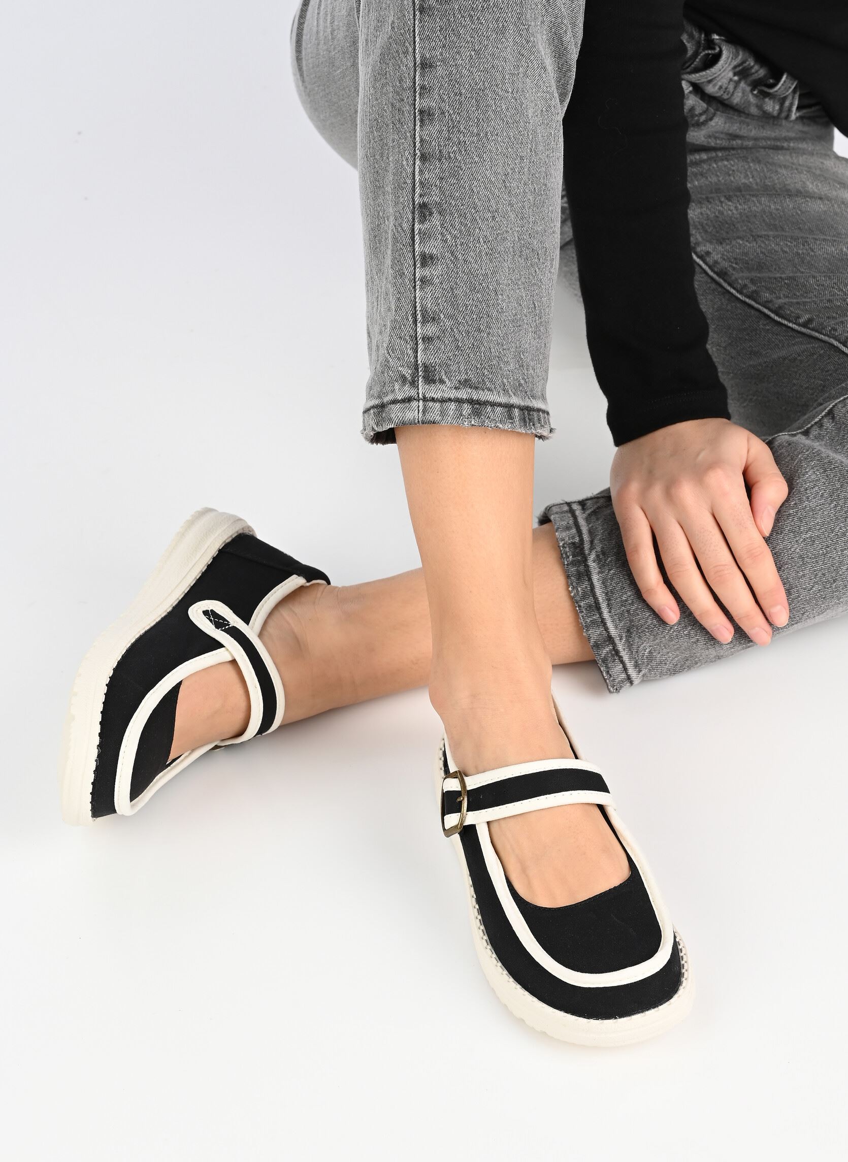 Ballerines classiques Wendy Jane Washed Twill femme noir HEYDUDE Ballerines classiques Wendy Jane Washed Twill femme noir BLACK/MULTI