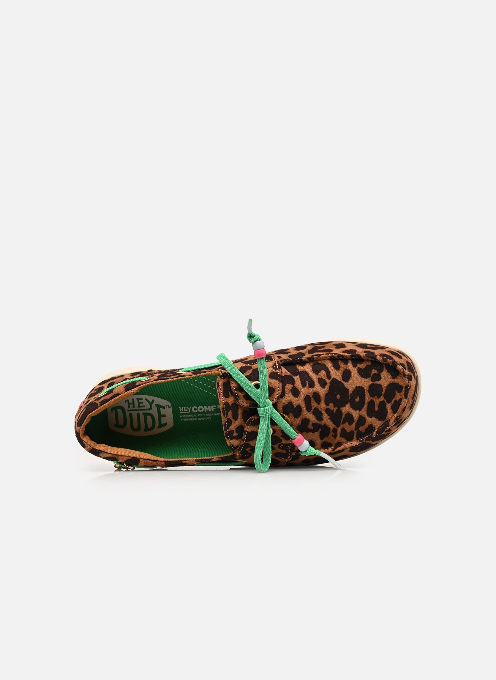 Chaussures bateaux Harbor Breeze Lo Premium femme marron HEYDUDE Chaussures bateaux Harbor Breeze Lo Premium femme marron LEOPARD