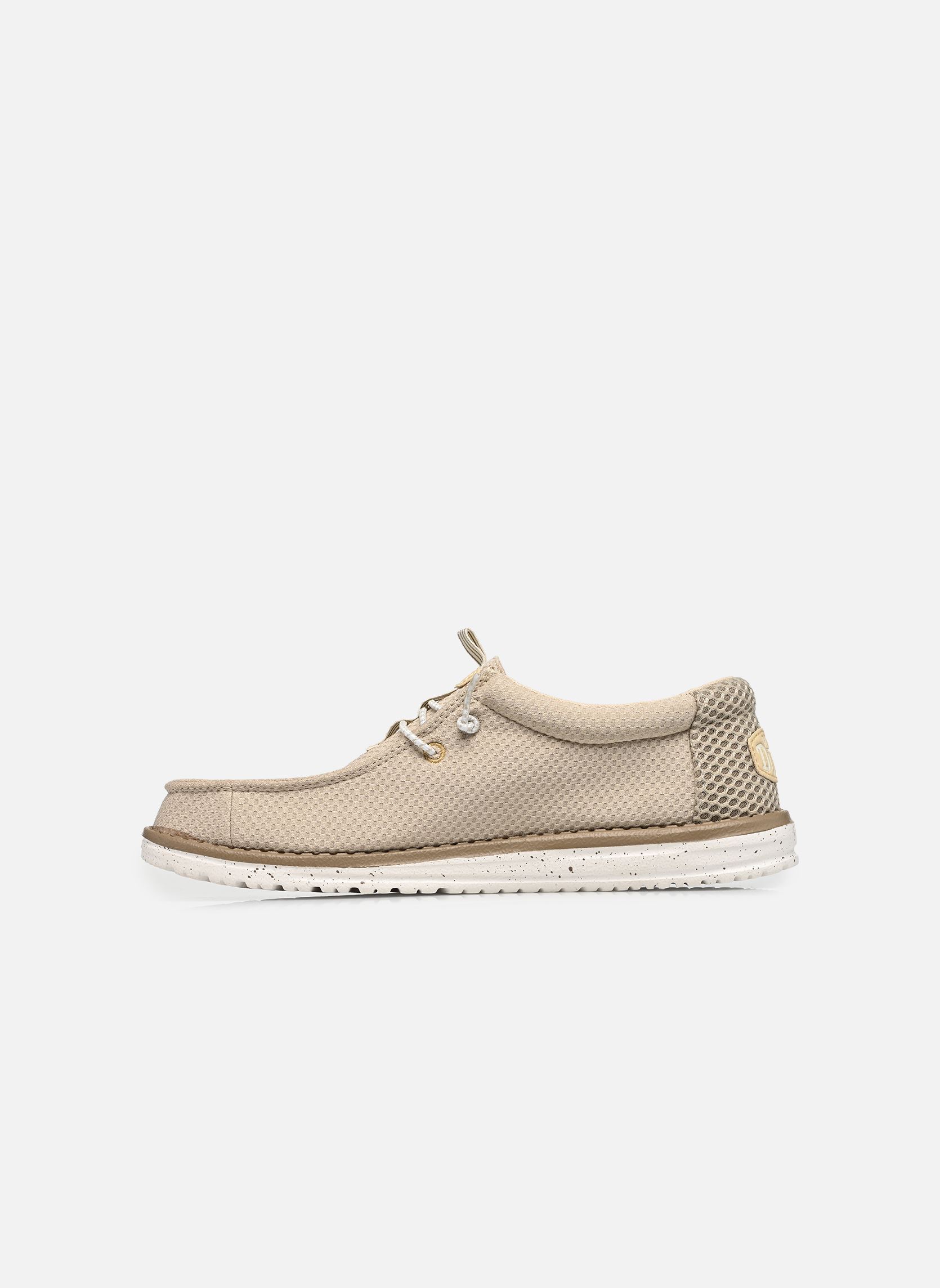 Baskets toile Wally Mesh Neutrals homme beige HEYDUDE Baskets toile Wally Mesh Neutrals homme beige ISLAND NEUTRAL/MULTI
