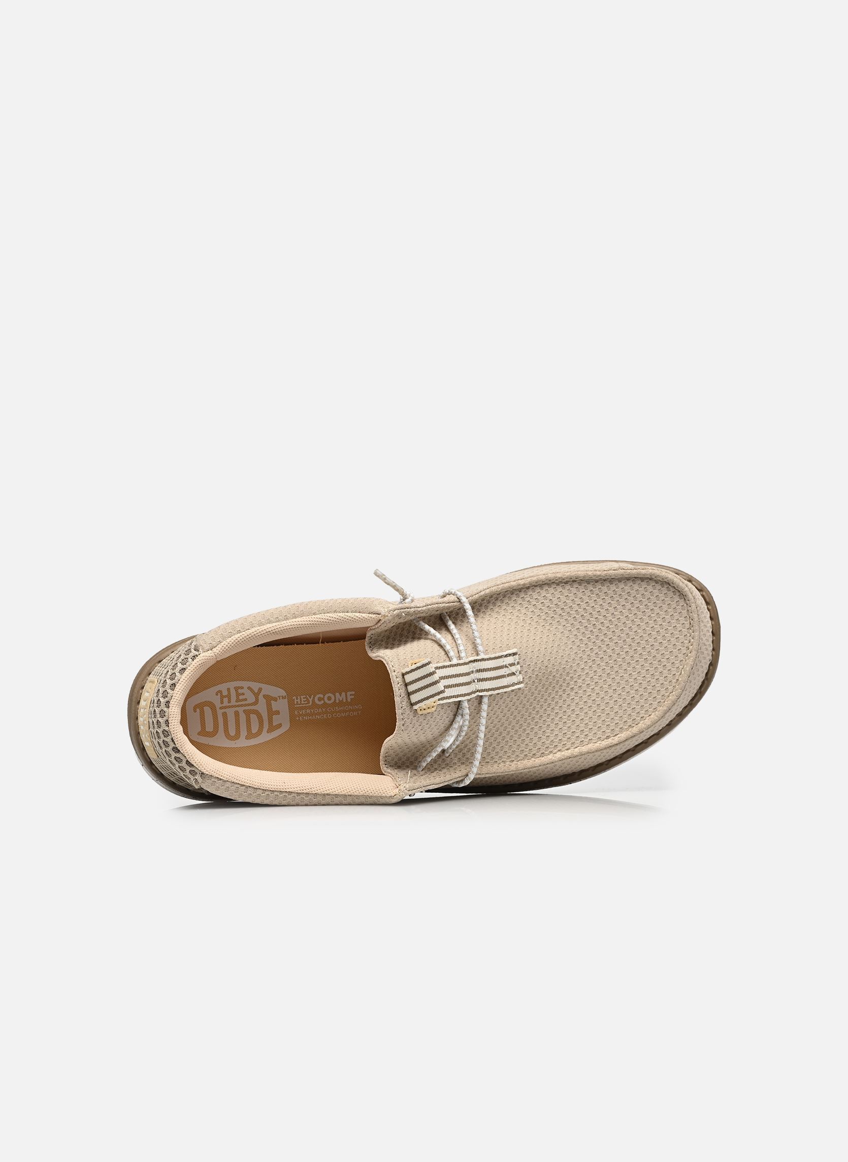 Baskets toile Wally Mesh Neutrals homme beige HEYDUDE Baskets toile Wally Mesh Neutrals homme beige ISLAND NEUTRAL/MULTI