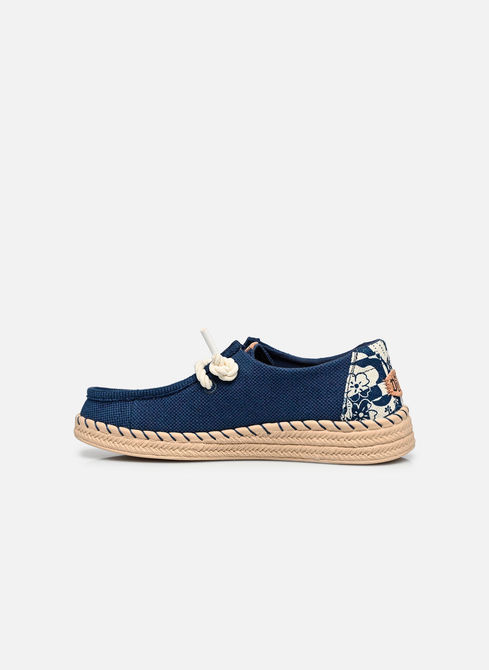 Leinen-Sneaker Wendy Espadrille Hibiscus damen blau HEYDUDE Leinen-Sneaker Wendy Espadrille Hibiscus damen blau ENSIGN BLUE/MULTI