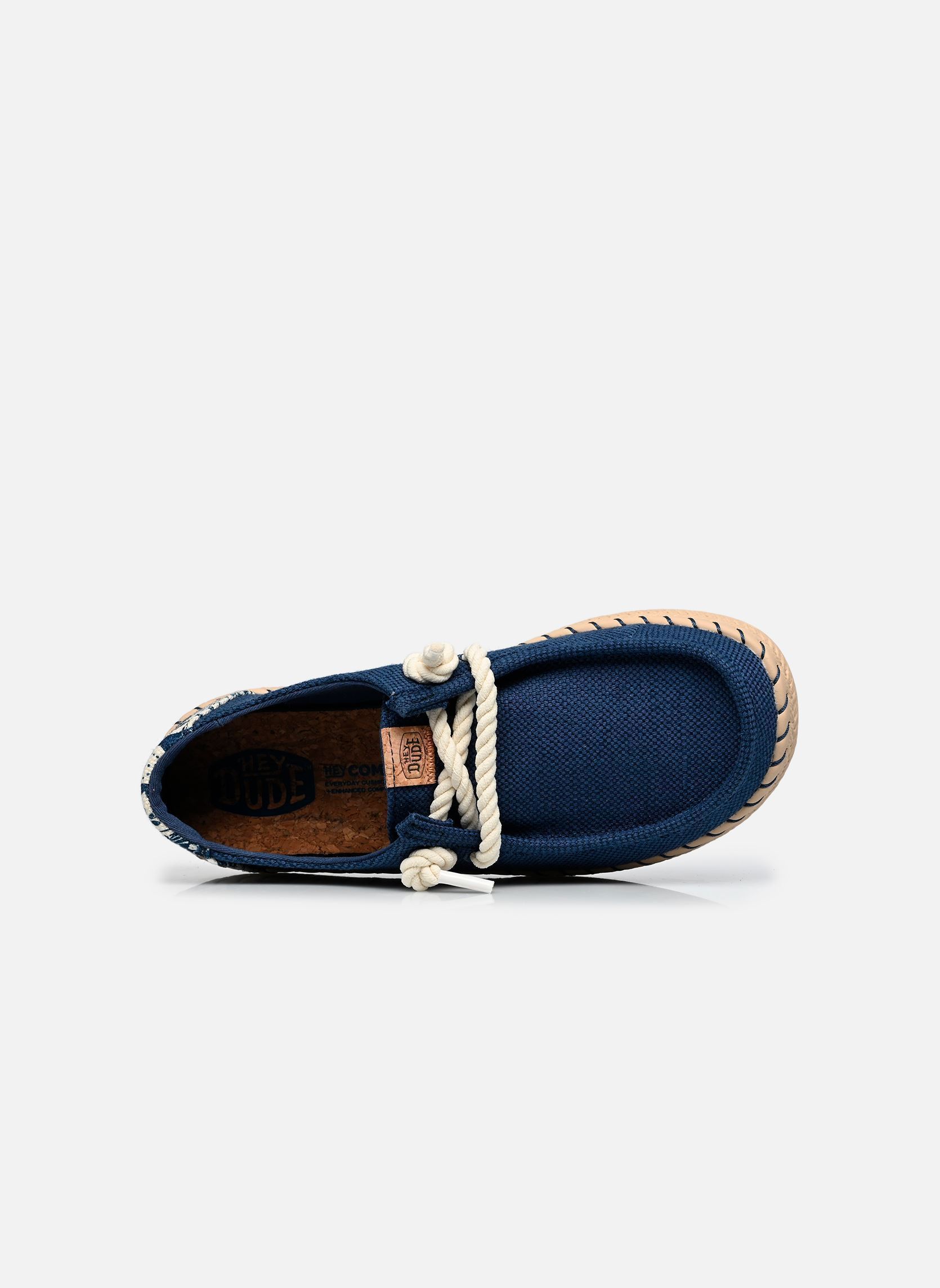 Leinen-Sneaker Wendy Espadrille Hibiscus damen blau HEYDUDE Leinen-Sneaker Wendy Espadrille Hibiscus damen blau ENSIGN BLUE/MULTI