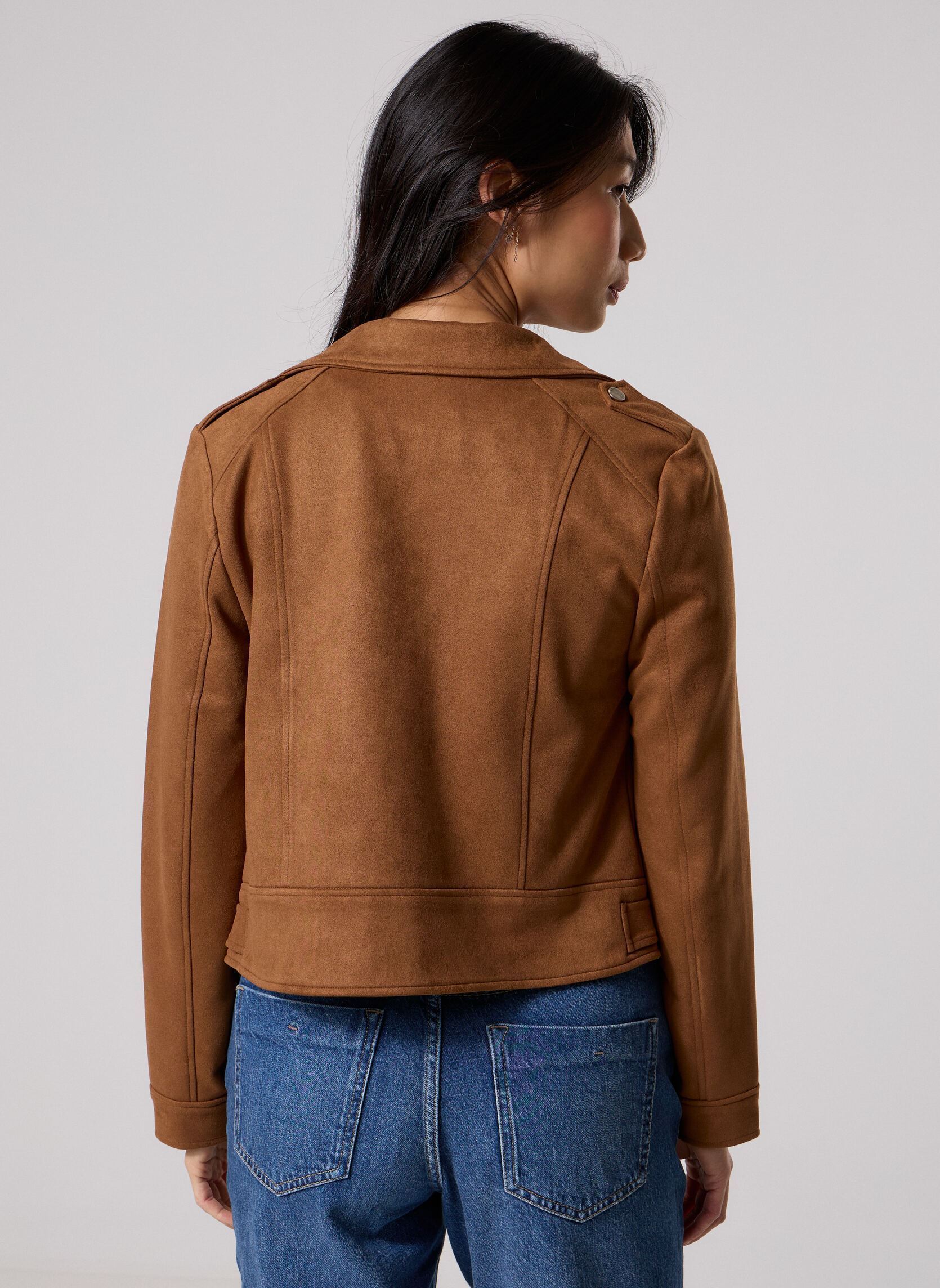 Blousons VSUEDE2 femme marron MADE BY Blousons VSUEDE2 femme marron CAMEL