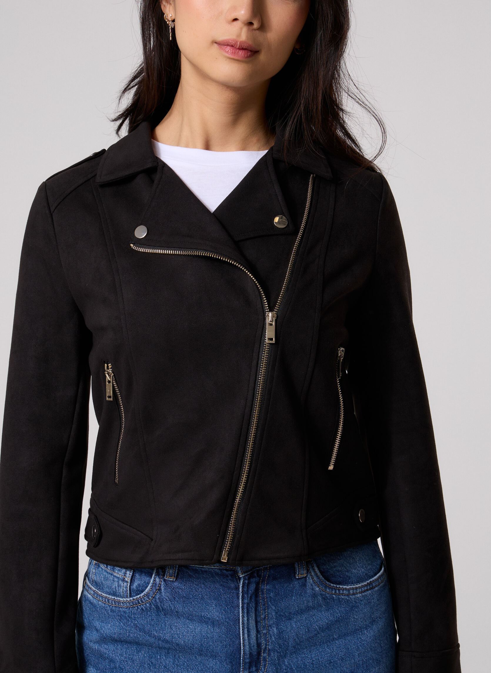 Bomberjacks VSUEDE2 dames zwart MADE BY Bomberjacks VSUEDE2 dames zwart JET BLACK