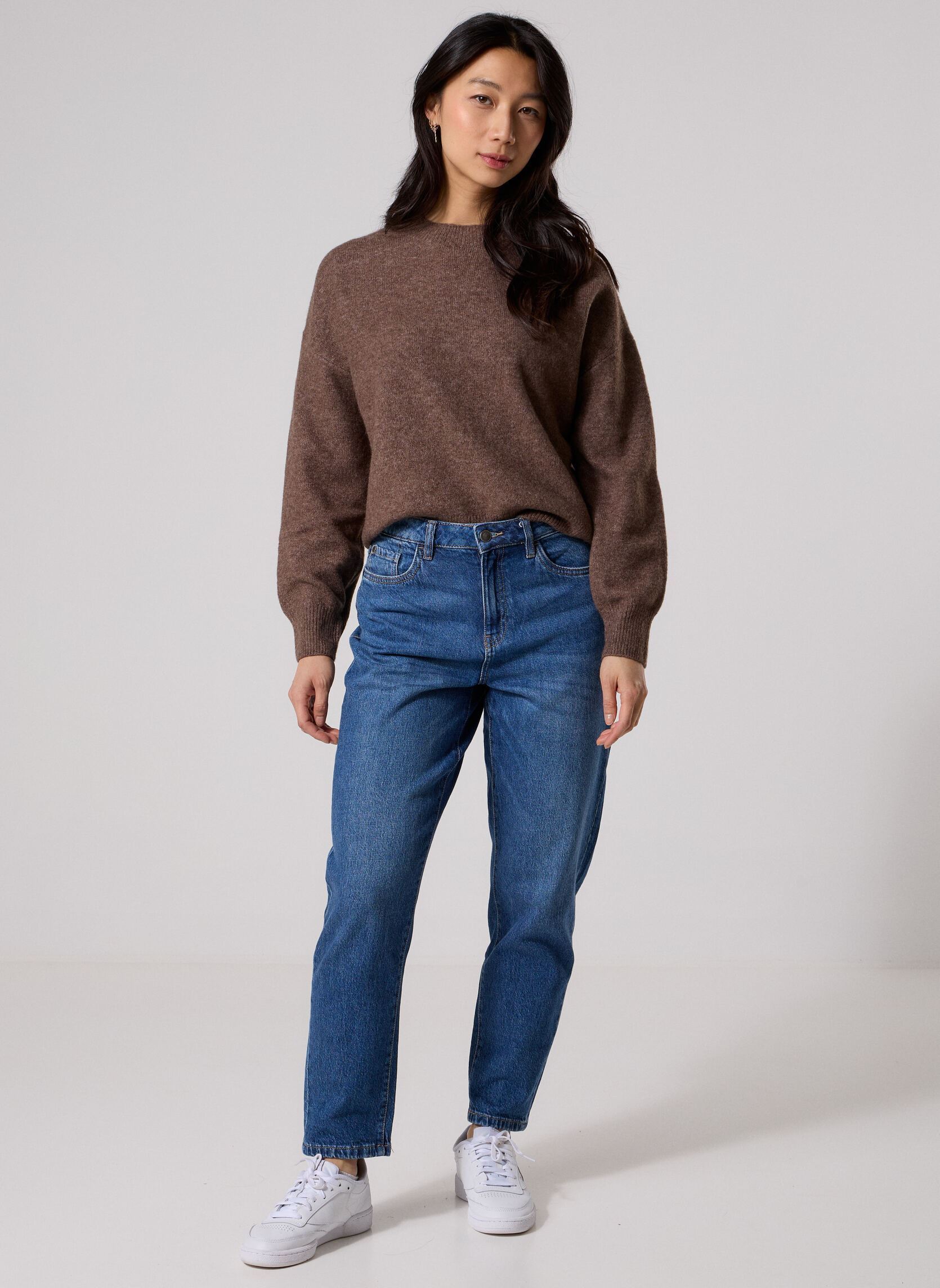 Pulls MROULON femme marron MADE BY Pulls MROULON femme marron CHOCOLATE PLUM