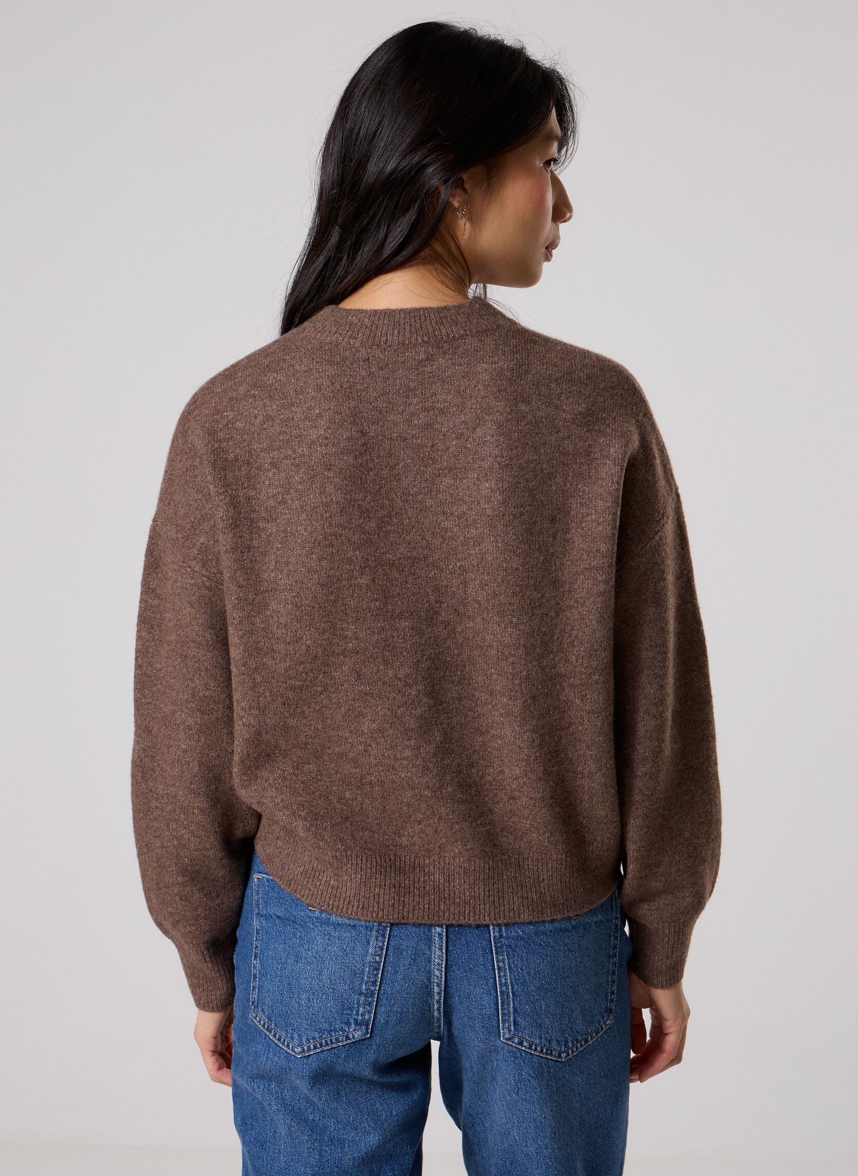 Pulls MROULON femme marron MADE BY Pulls MROULON femme marron CHOCOLATE PLUM