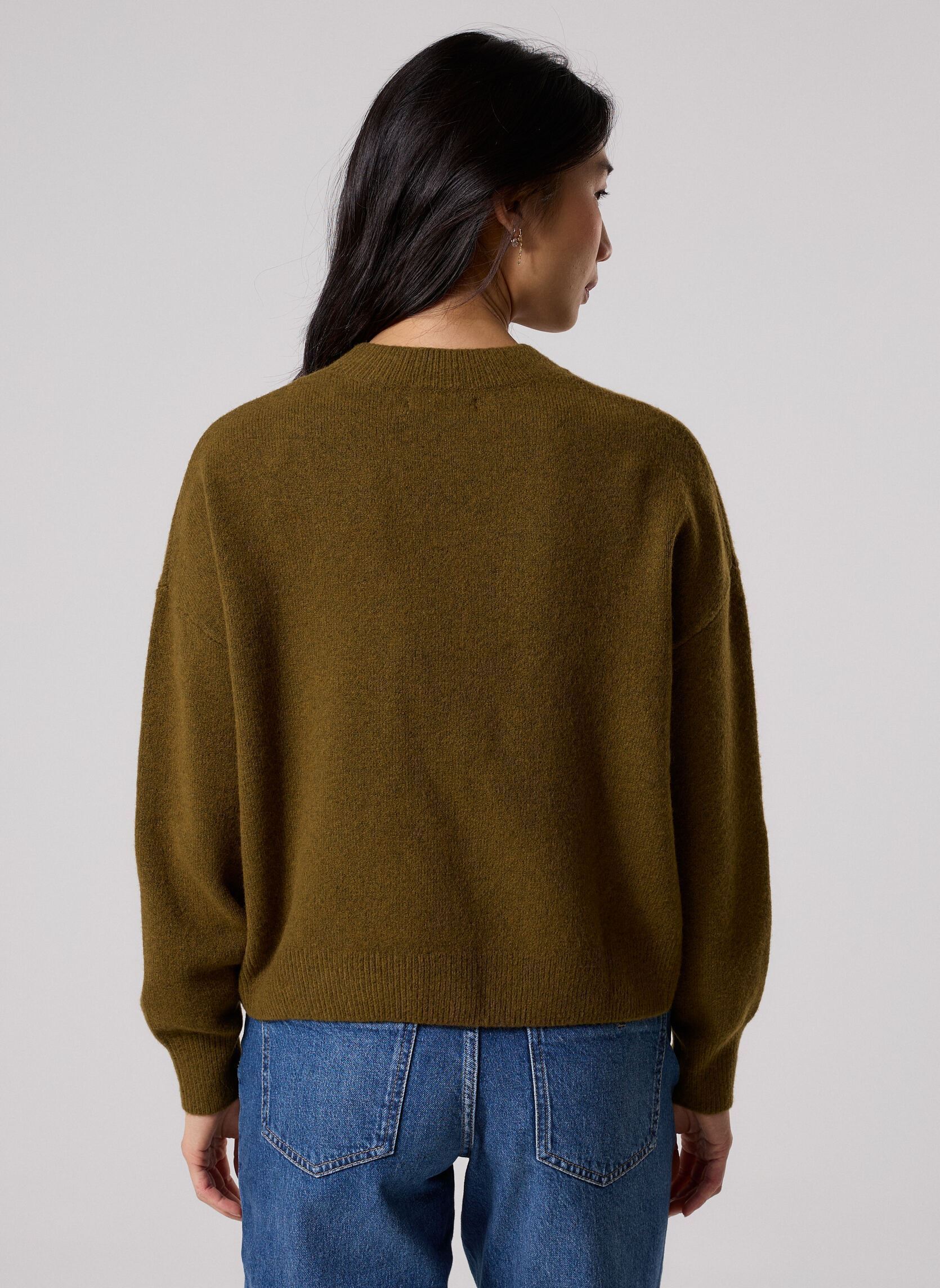 Pulls MROULON femme vert MADE BY Pulls MROULON femme vert GREEN TRICOT