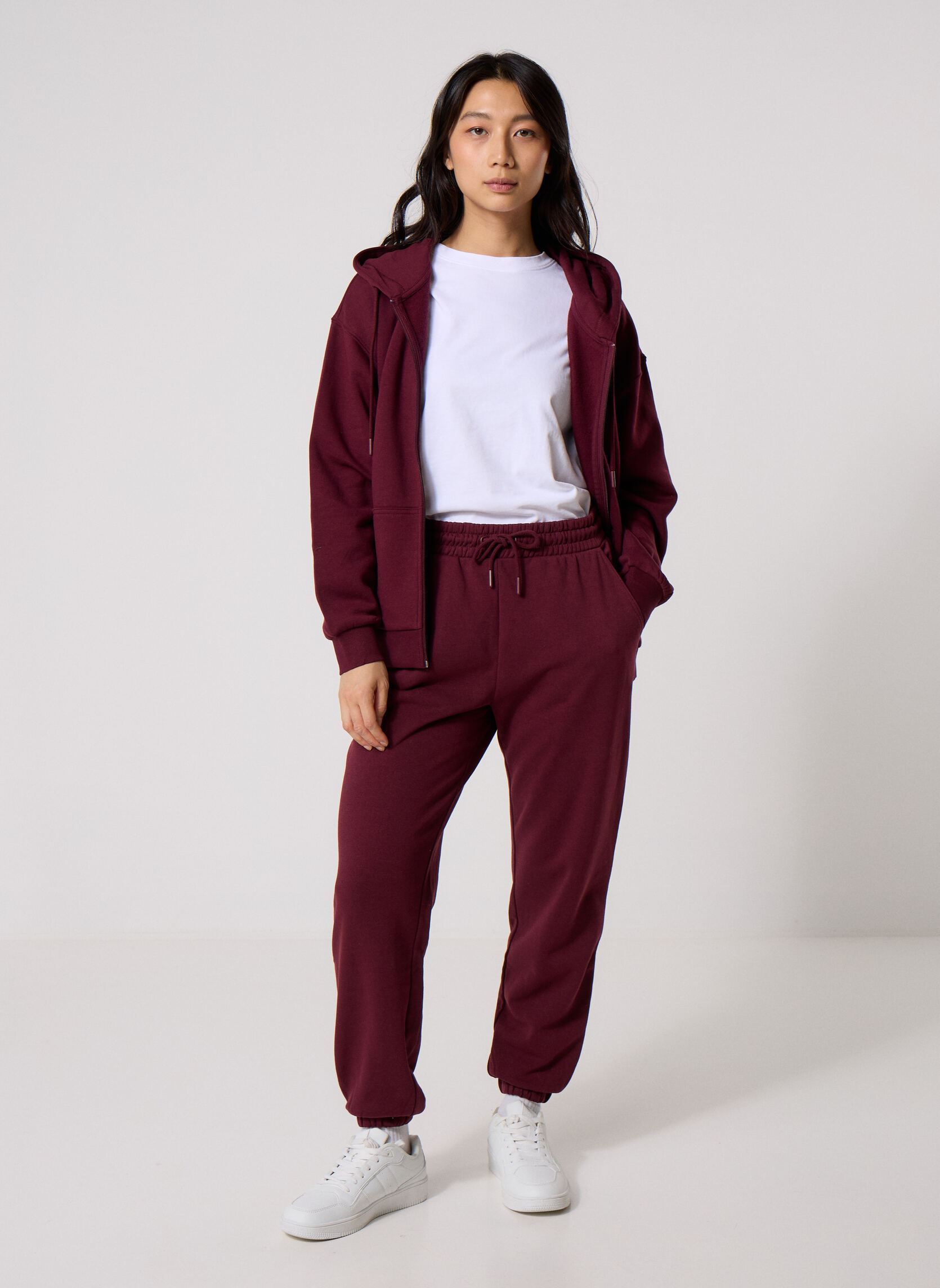Bas de jogging PMOLLETON jogging 2 femme bordeaux MADE BY Bas de jogging PMOLLETON jogging 2 femme bordeaux PORT ROYAL