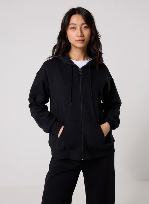 MADE BY Sweats zippés MZIPP sweatshirt 2 femme noir