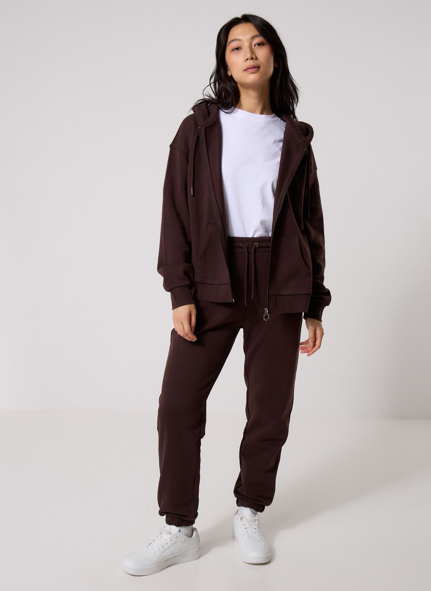 Sweats zippés MZIPP sweatshirt 2 femme marron MADE BY Sweats zippés MZIPP sweatshirt 2 femme marron BLACK COFFEE