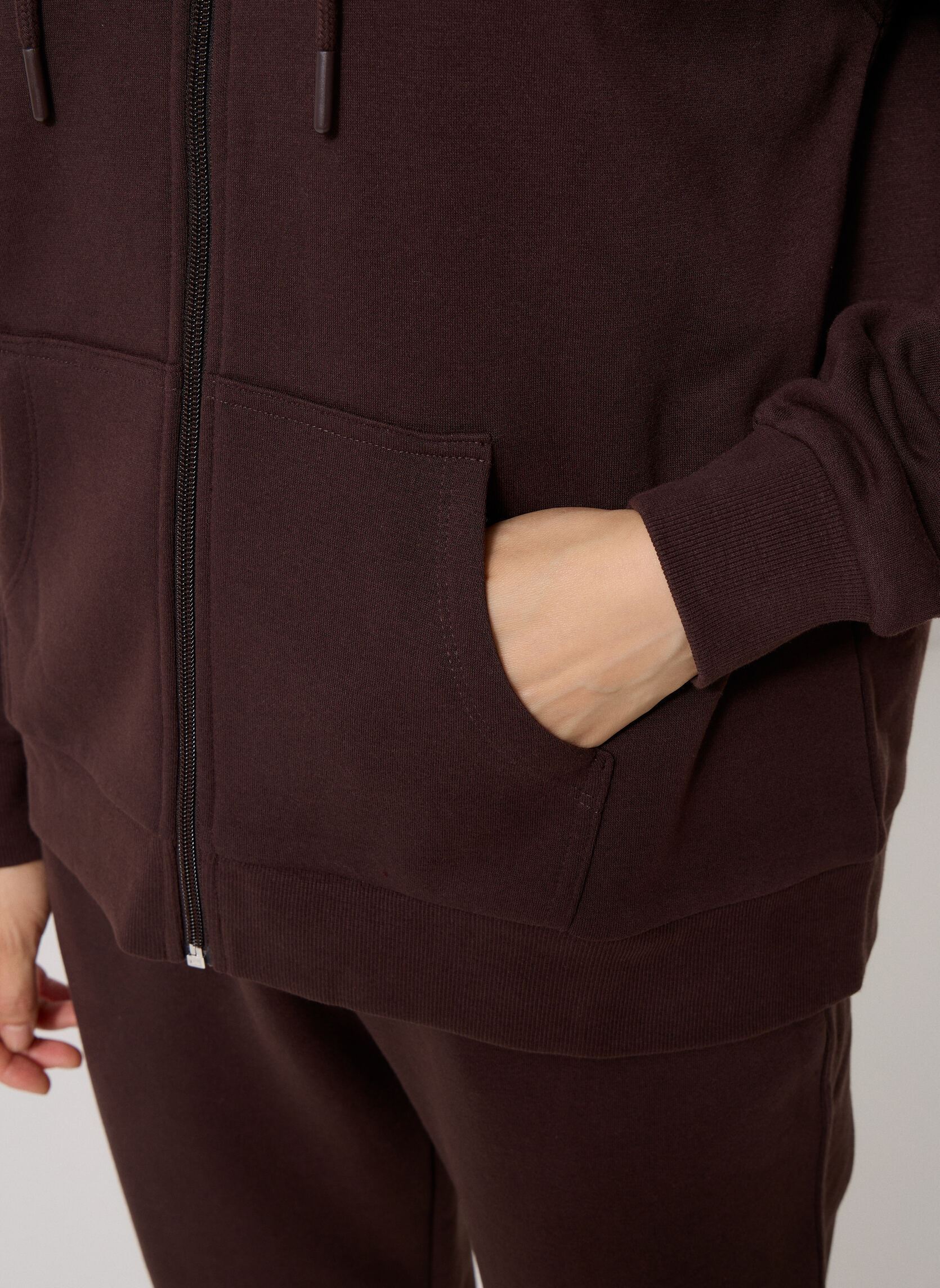 Sweats zippés MZIPP sweatshirt 2 femme marron MADE BY Sweats zippés MZIPP sweatshirt 2 femme marron BLACK COFFEE