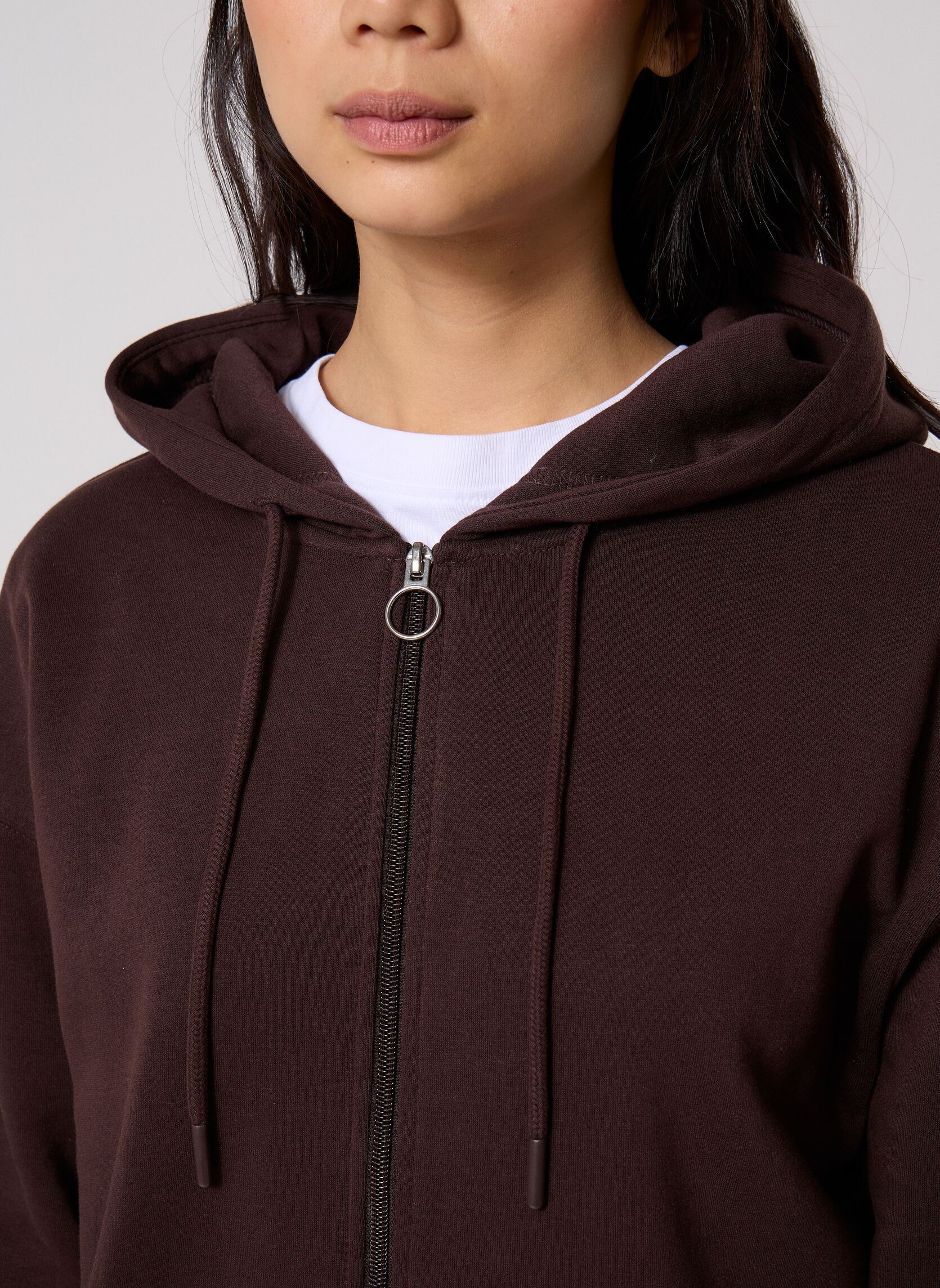Sweats zippés MZIPP sweatshirt 2 femme marron MADE BY Sweats zippés MZIPP sweatshirt 2 femme marron BLACK COFFEE