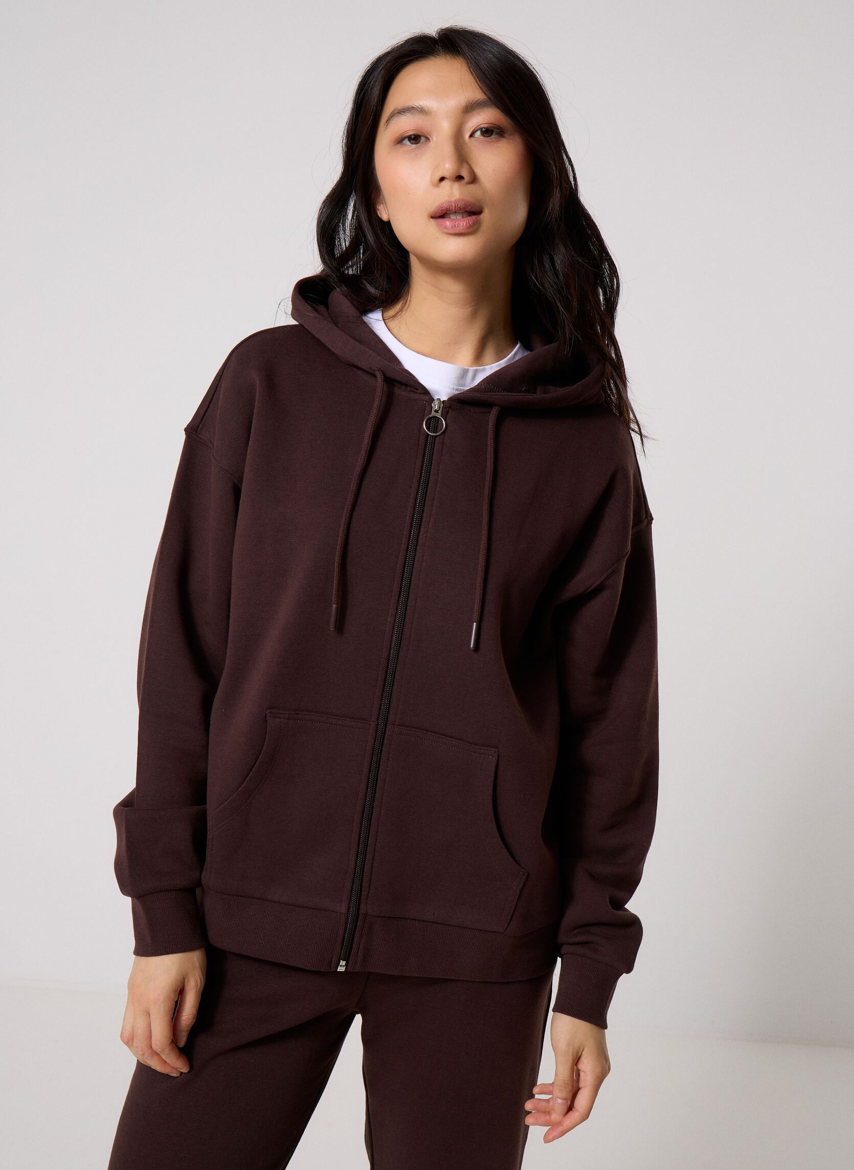 Sweats zippés MZIPP sweatshirt 2 femme marron MADE BY Sweats zippés MZIPP sweatshirt 2 femme marron BLACK COFFEE