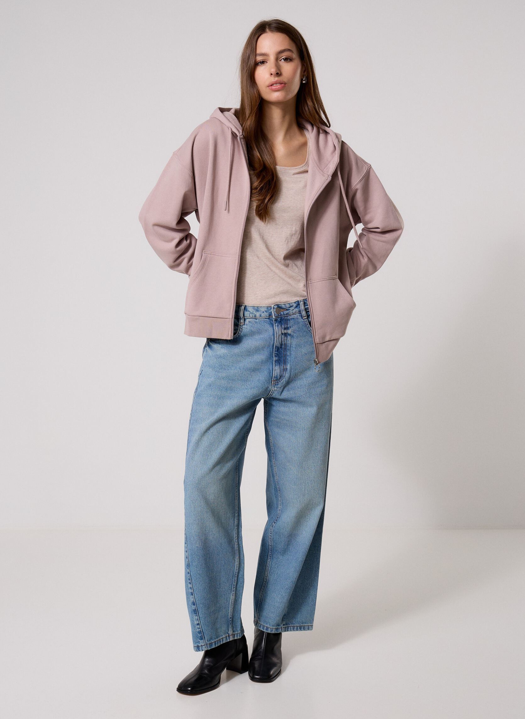 Sweats zippés MZIPP sweatshirt 2 femme marron MADE BY Sweats zippés MZIPP sweatshirt 2 femme marron SPHINX