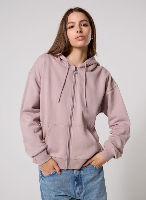 MADE BY Sweats zippés MZIPP sweatshirt 2 femme marron