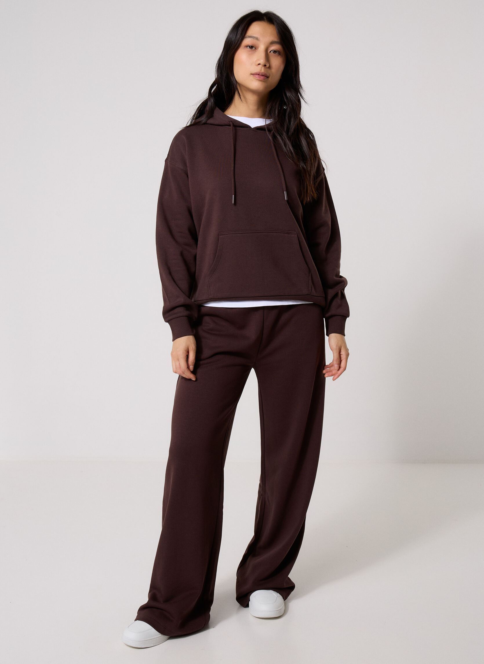 Sweats zippés MHOODIE2 sweatshirt femme marron MADE BY Sweats zippés MHOODIE2 sweatshirt femme marron BLACK COFFEE