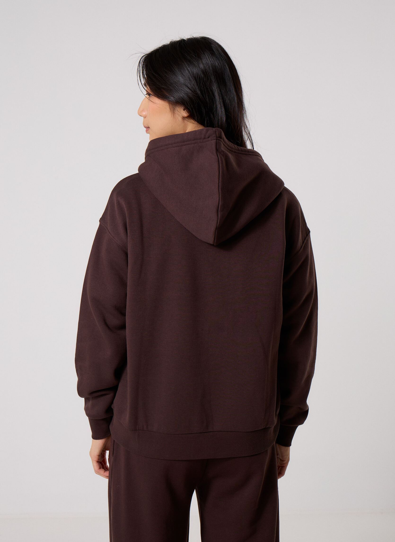 Sweats zippés MHOODIE2 sweatshirt femme marron MADE BY Sweats zippés MHOODIE2 sweatshirt femme marron BLACK COFFEE